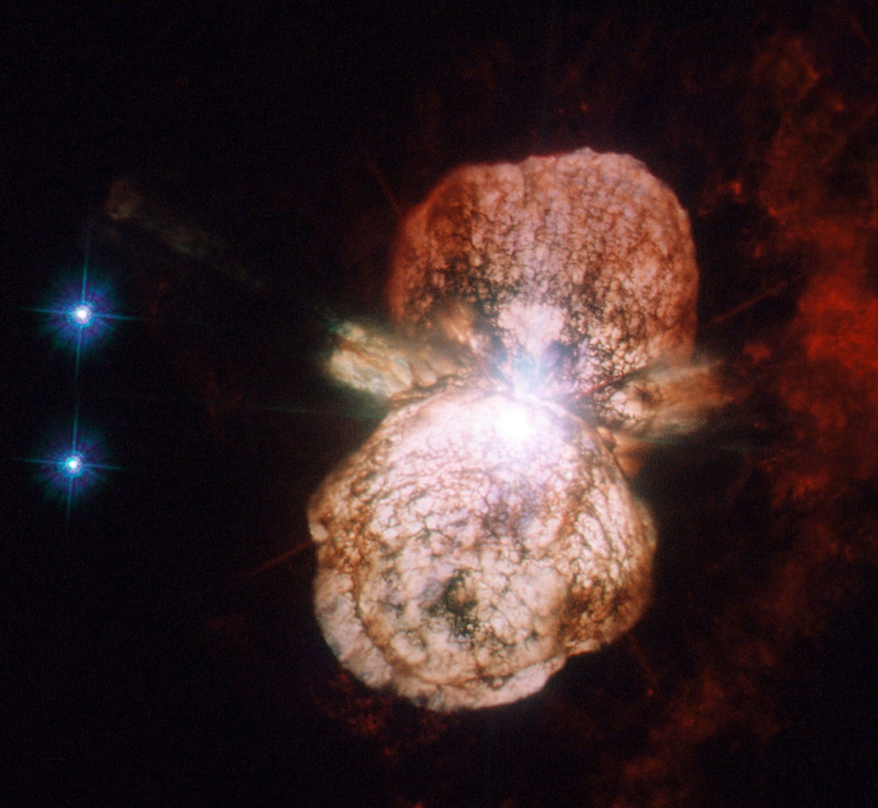 The Eta Carinae system. Image credit: NASA/ESA