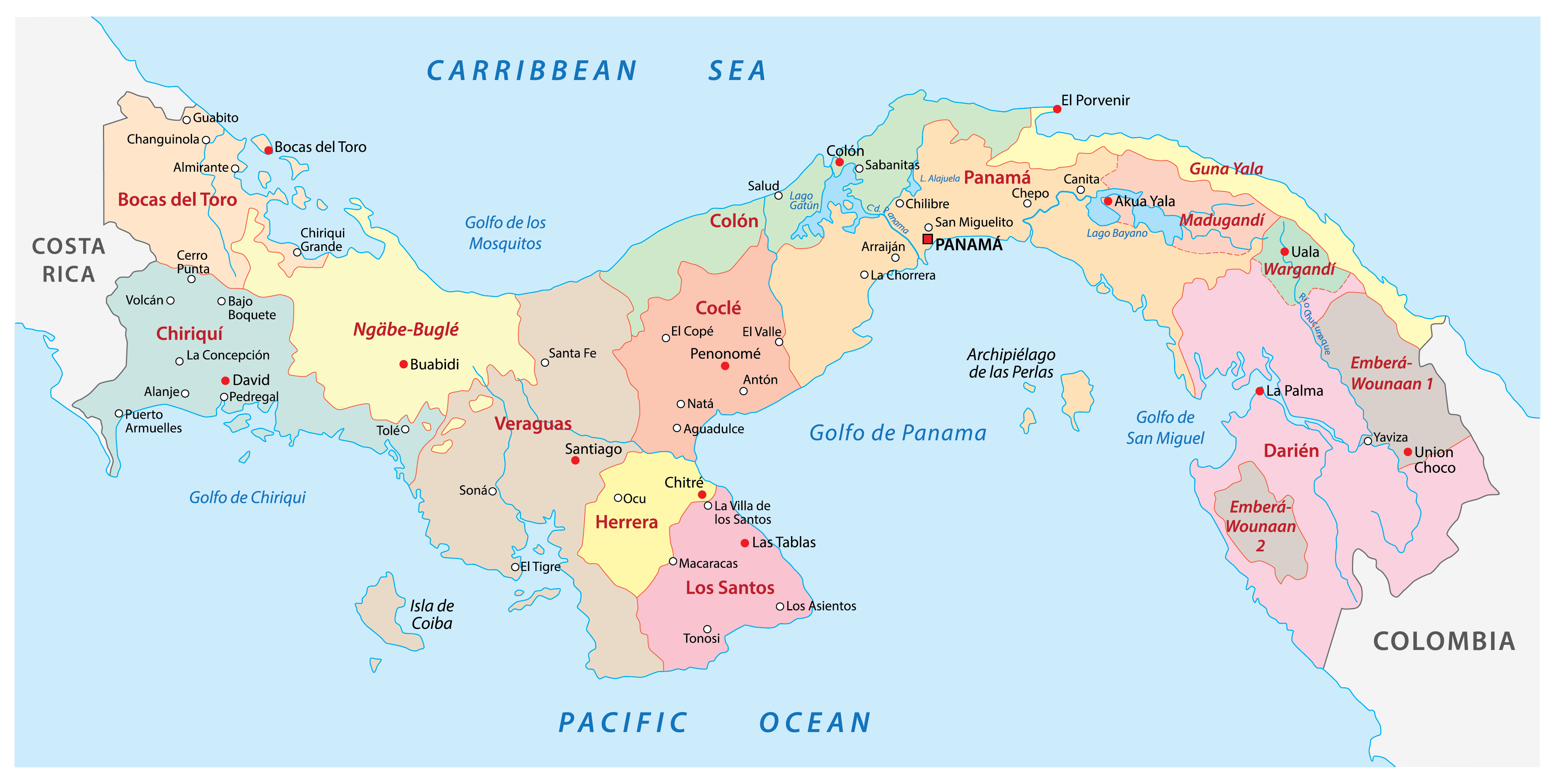 Panama Maps And Facts World Atlas