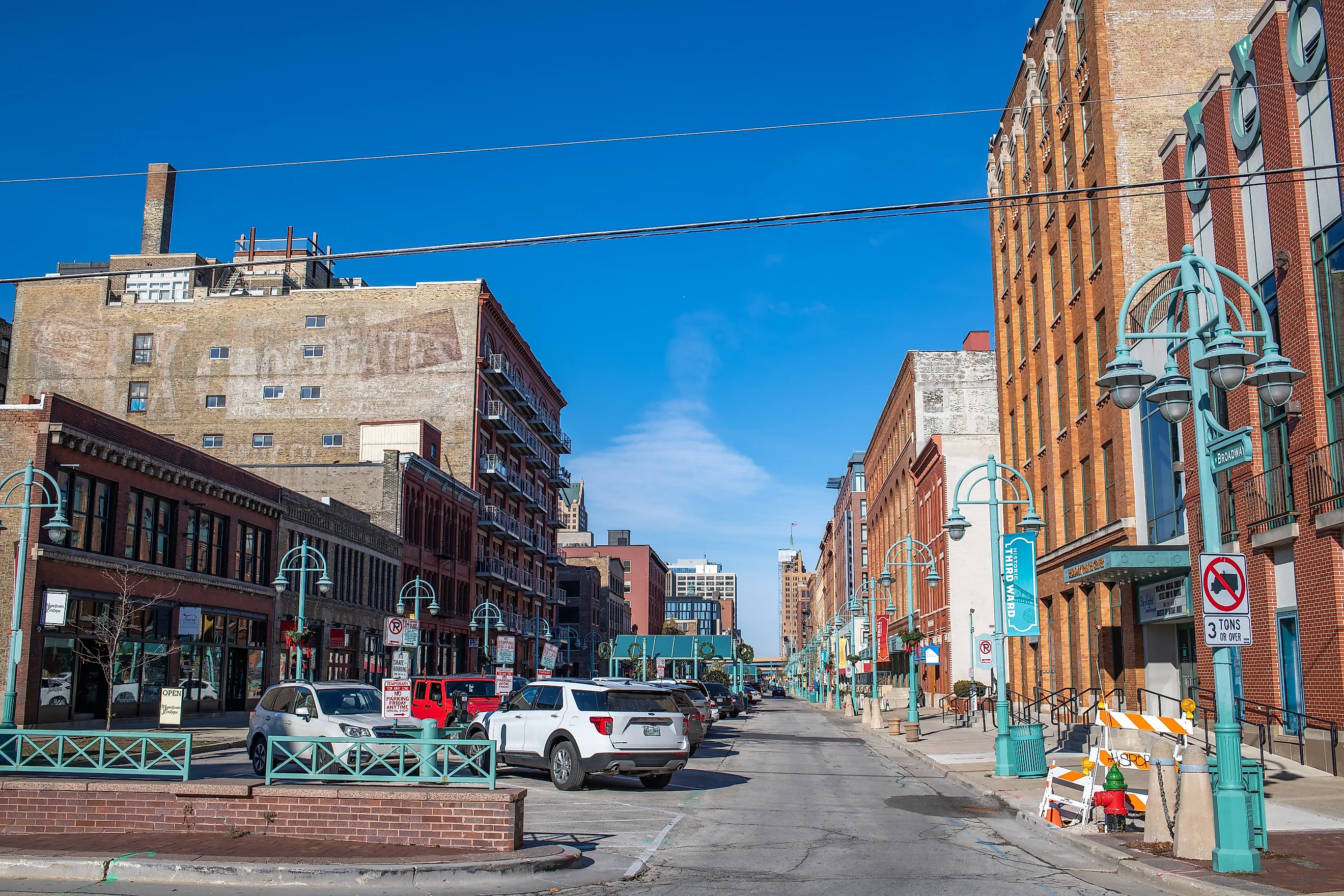 Historic Third Ward in Milwaukee, Wisconsin. Editorial credit: Michael Gordon / Shutterstock.com.