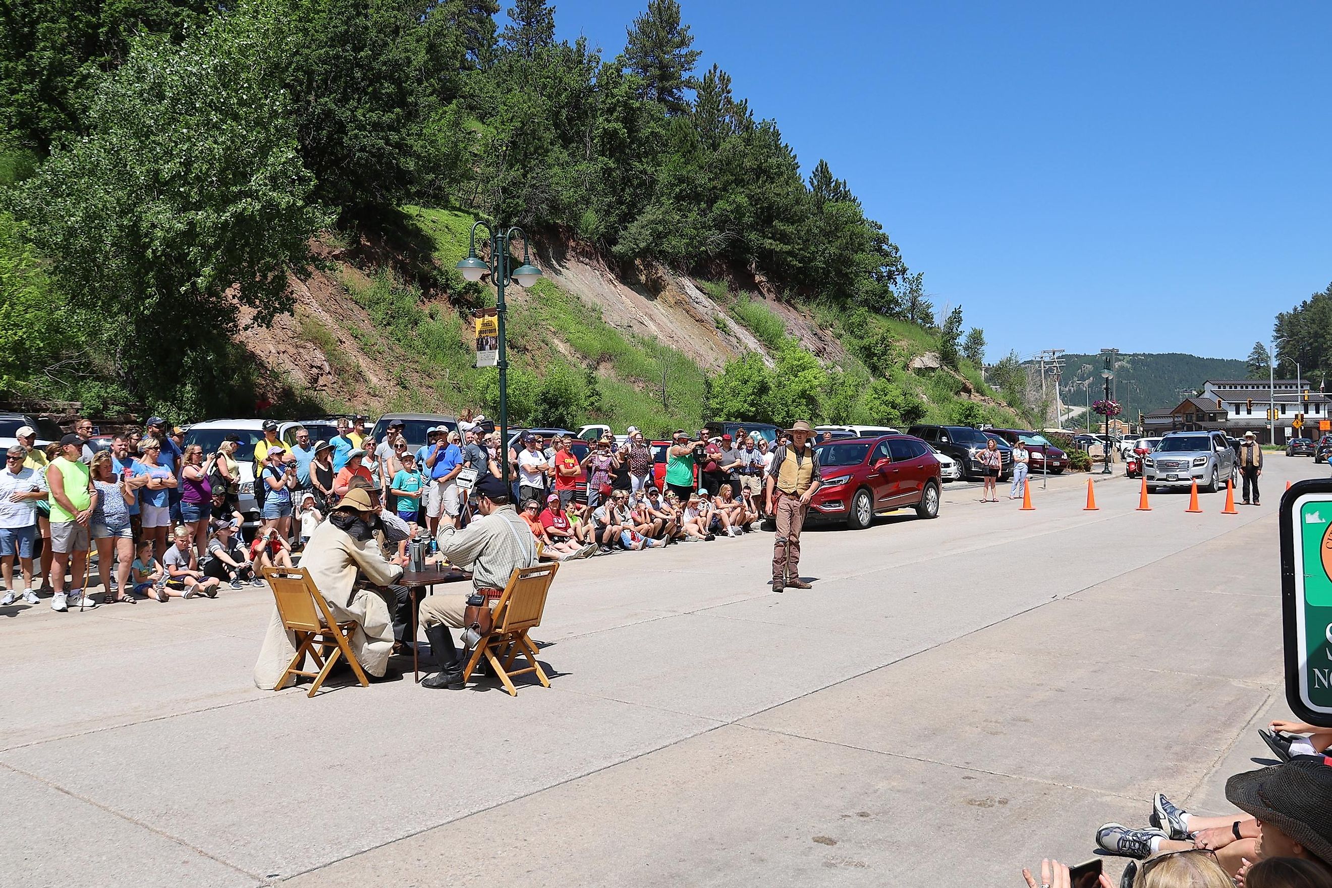 Wild west show in deadwood South Dakota