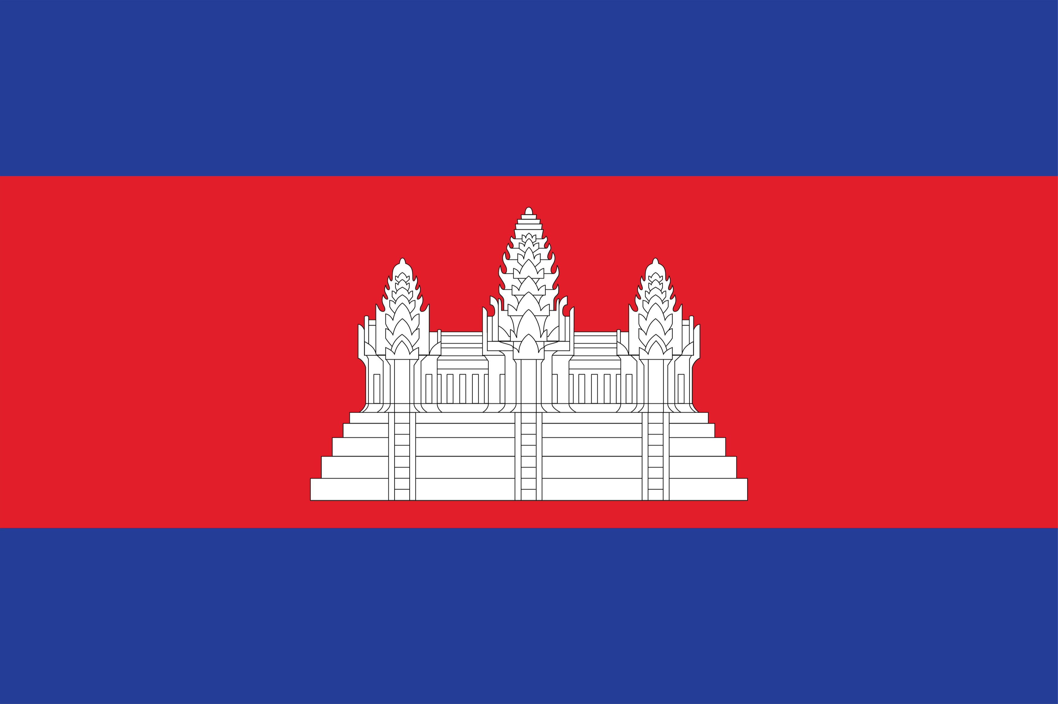 What Do the Colors and Symbols of the Flag of Cambodia Mean? - WorldAtlas