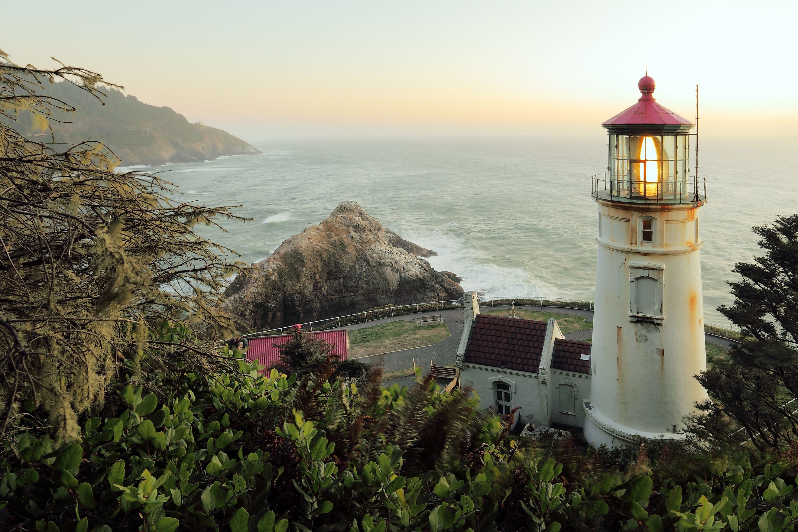 Heceta Head Light one of the many attractions to see in Florence, Oregon.