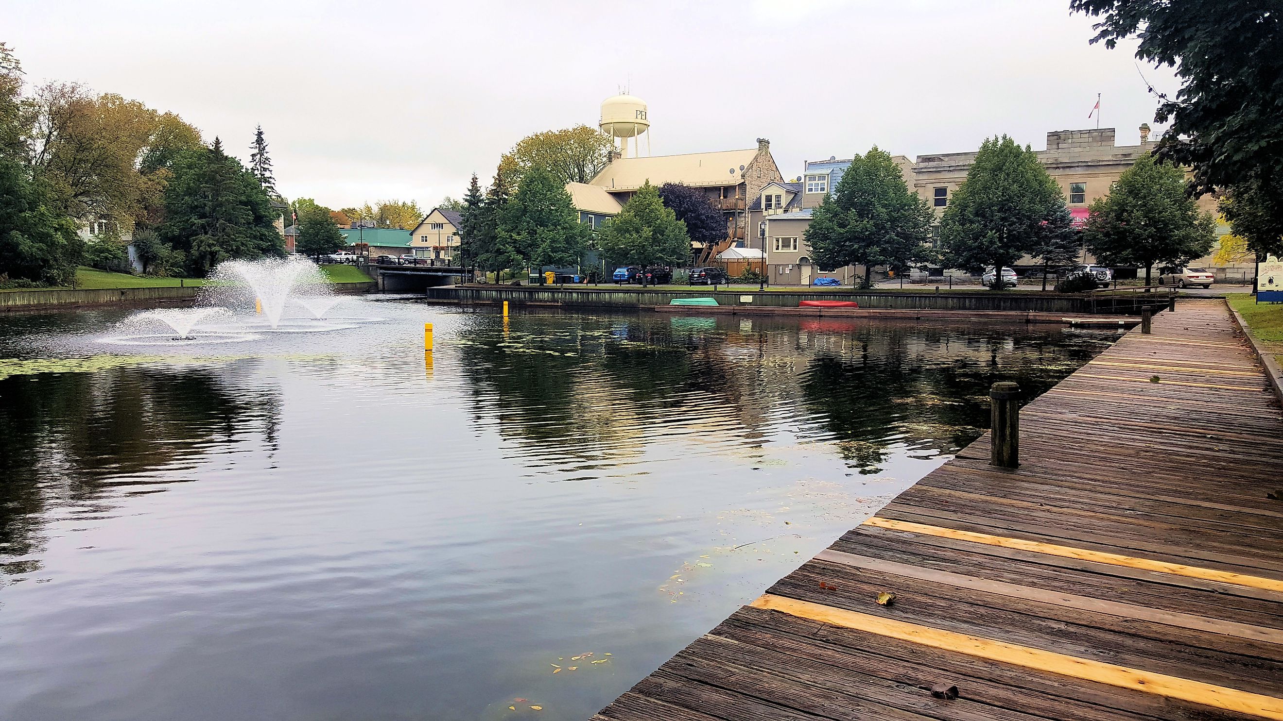 riverbank in Perth, Ontario