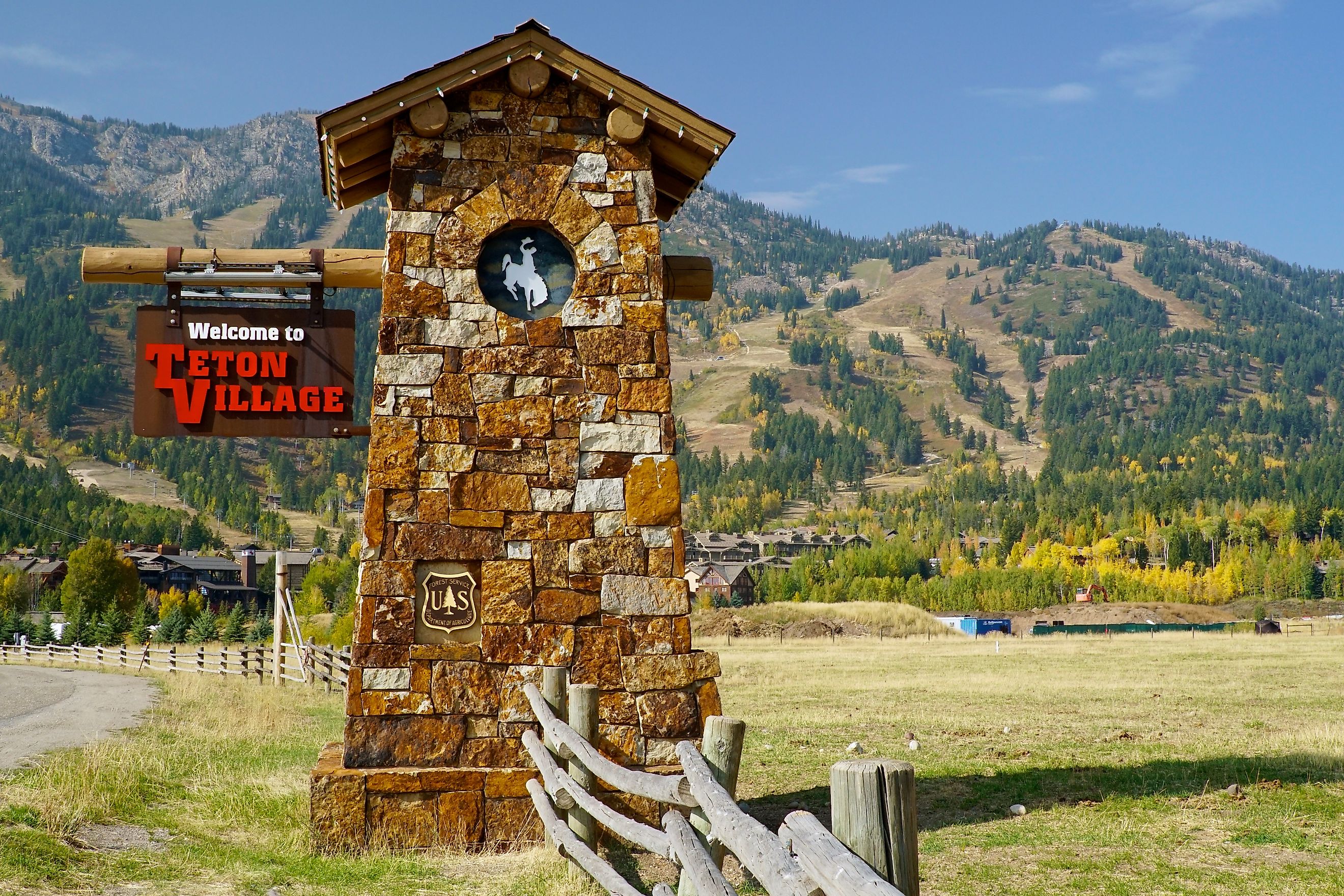 Teton Village in Wyoming. Editorial credit: George Wirt / Shutterstock.com