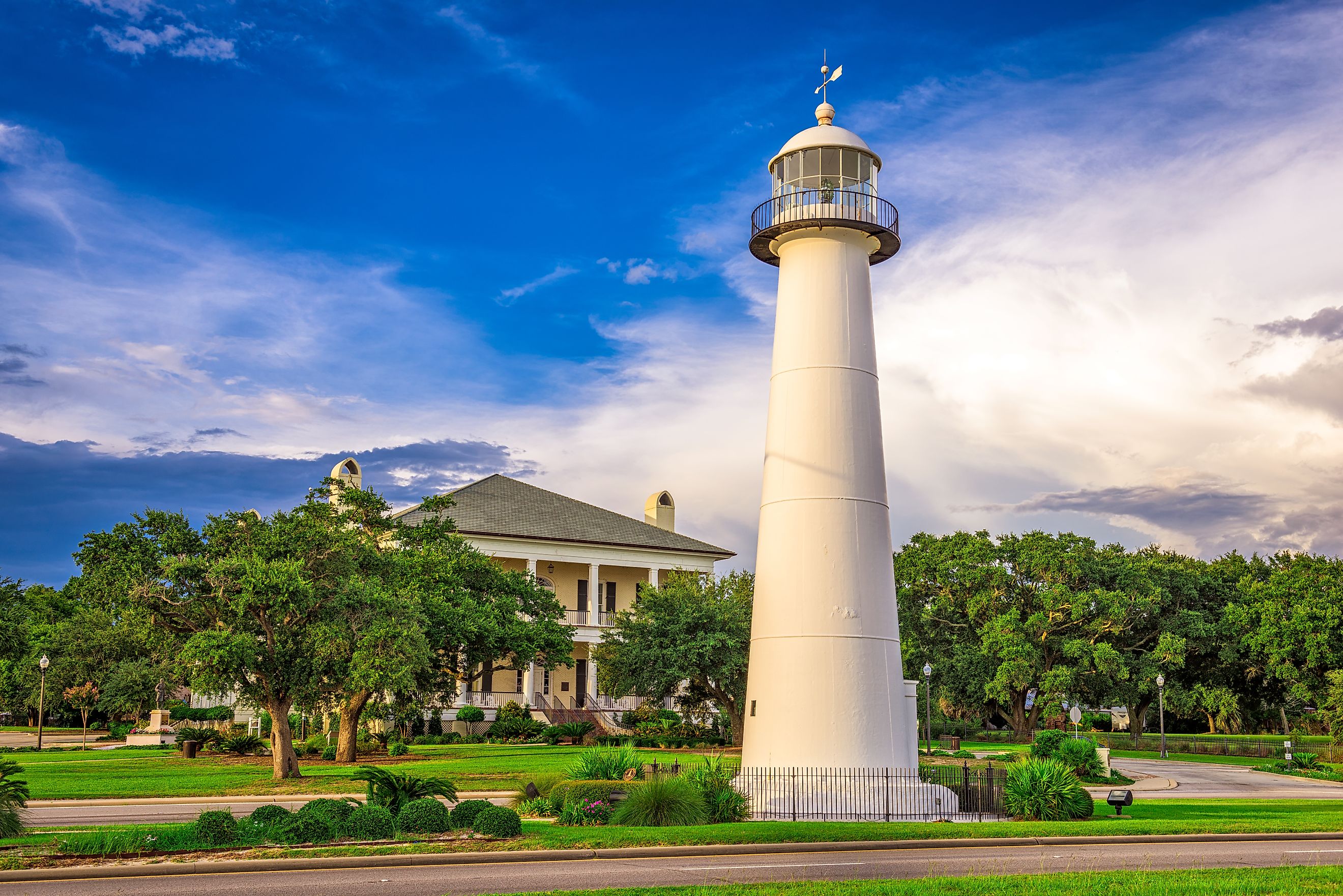 Biloxi Lighthouse in Biloxi, Mississippi.