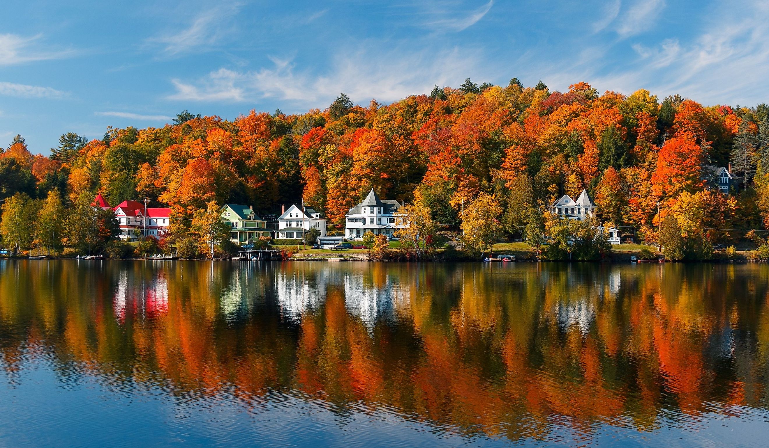 Saranac Lake, New York, USA.