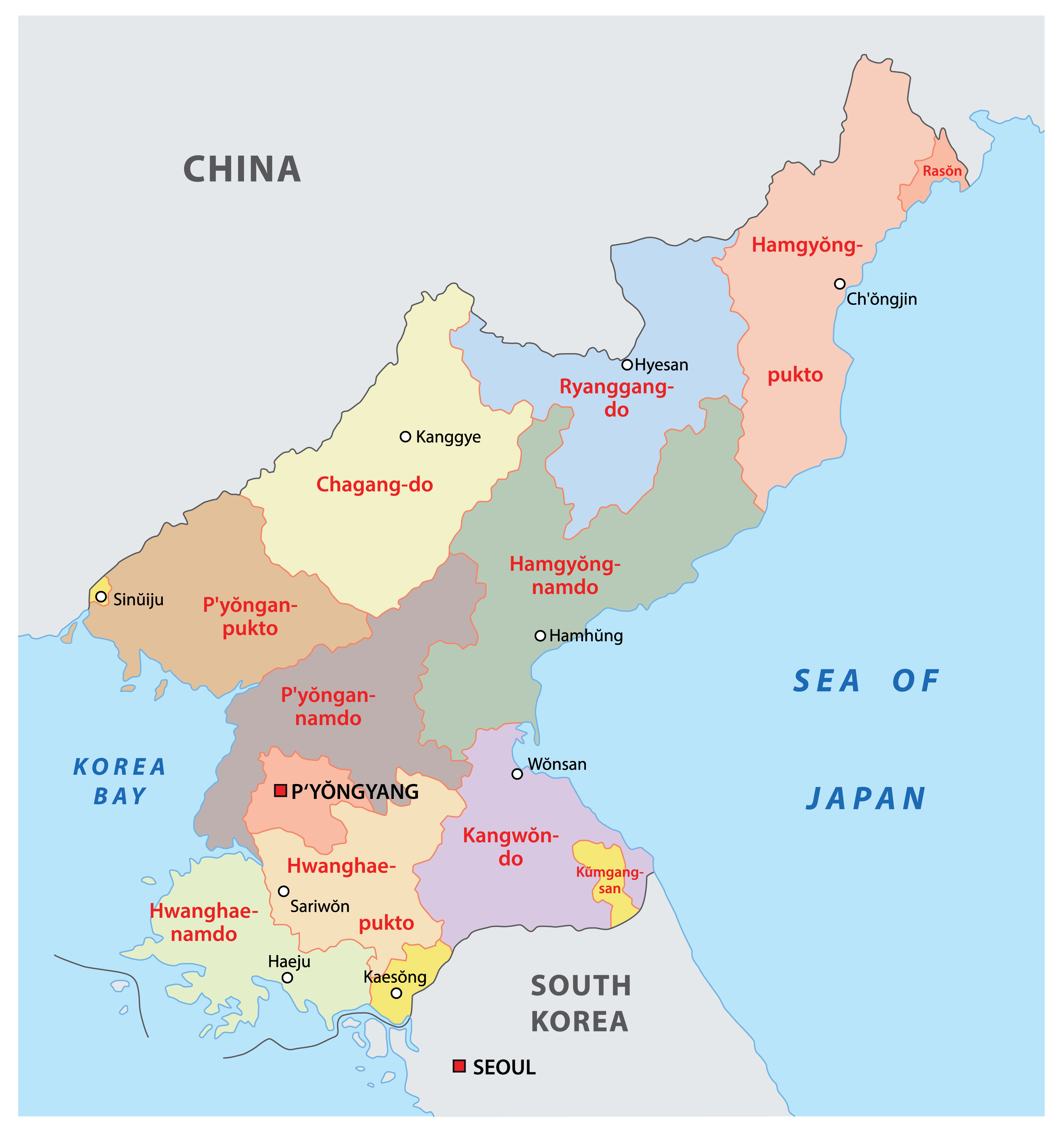 View North Korea Map Png Pictures