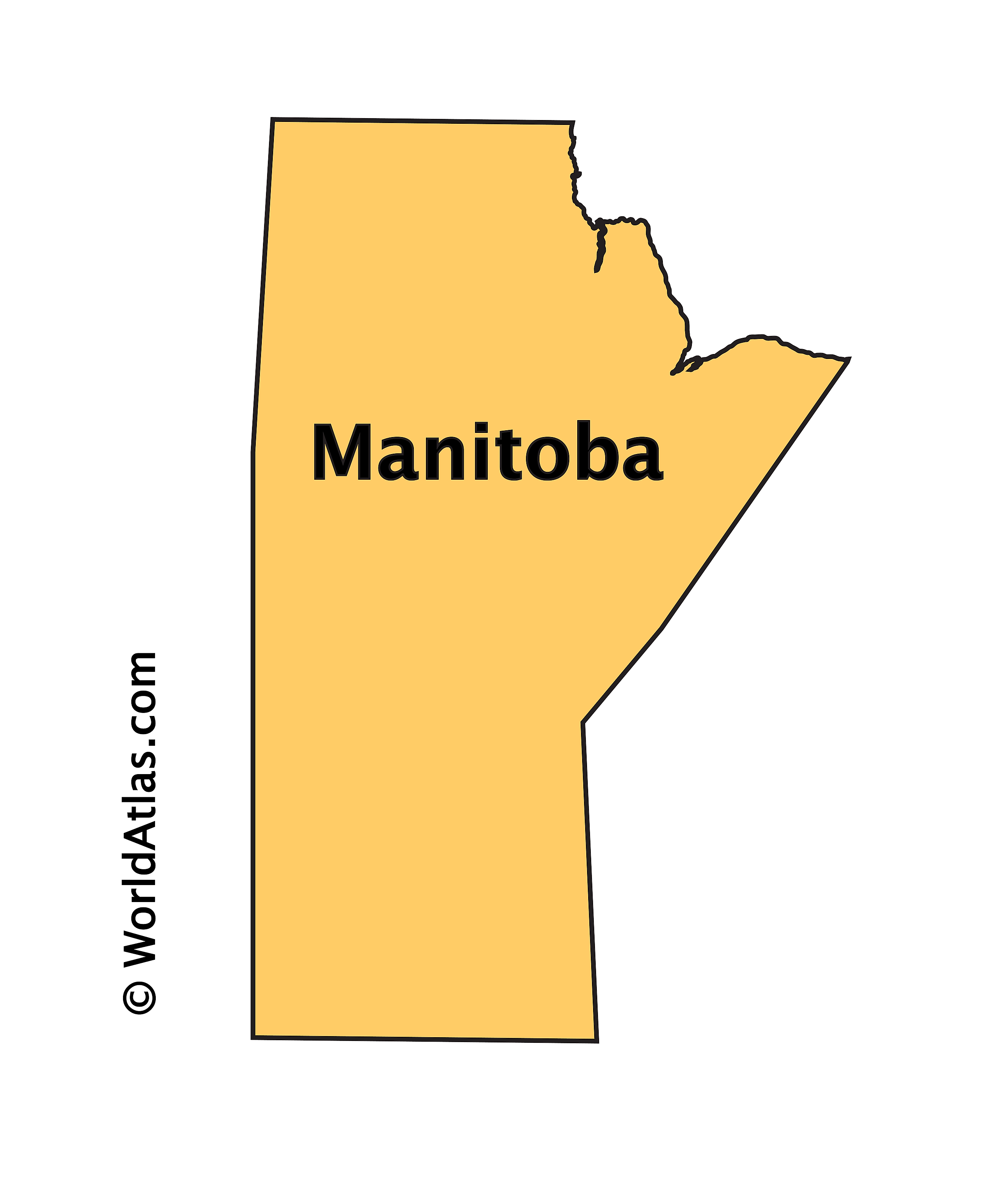 Province Of Manitoba Map - Briana Teresita