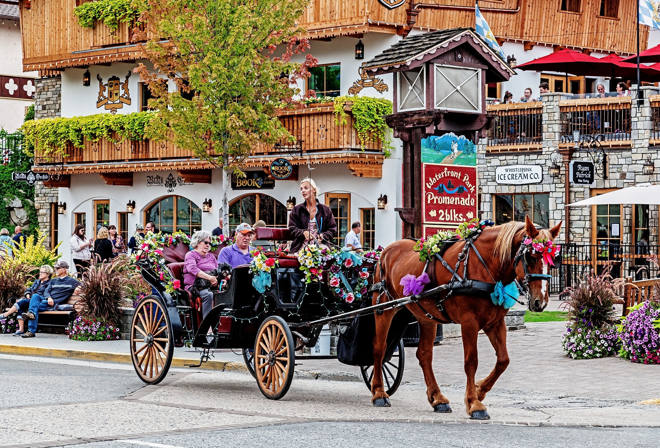 Horse and carriage in Leavenworth, Washington. Image credit randy andy via Shutterstock