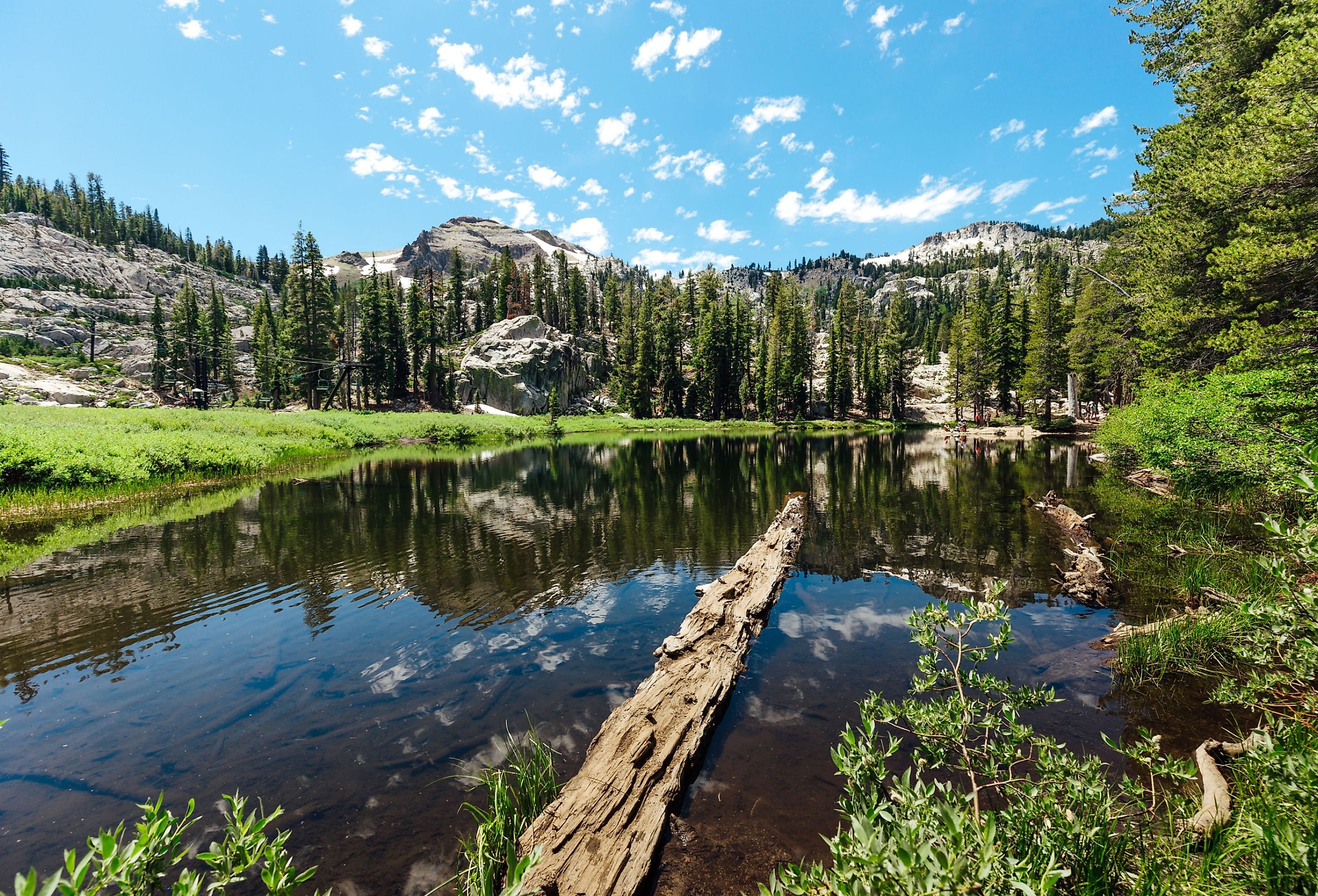 Shirley Lake Trail in Squaw Valley, Olympic Valley, California.