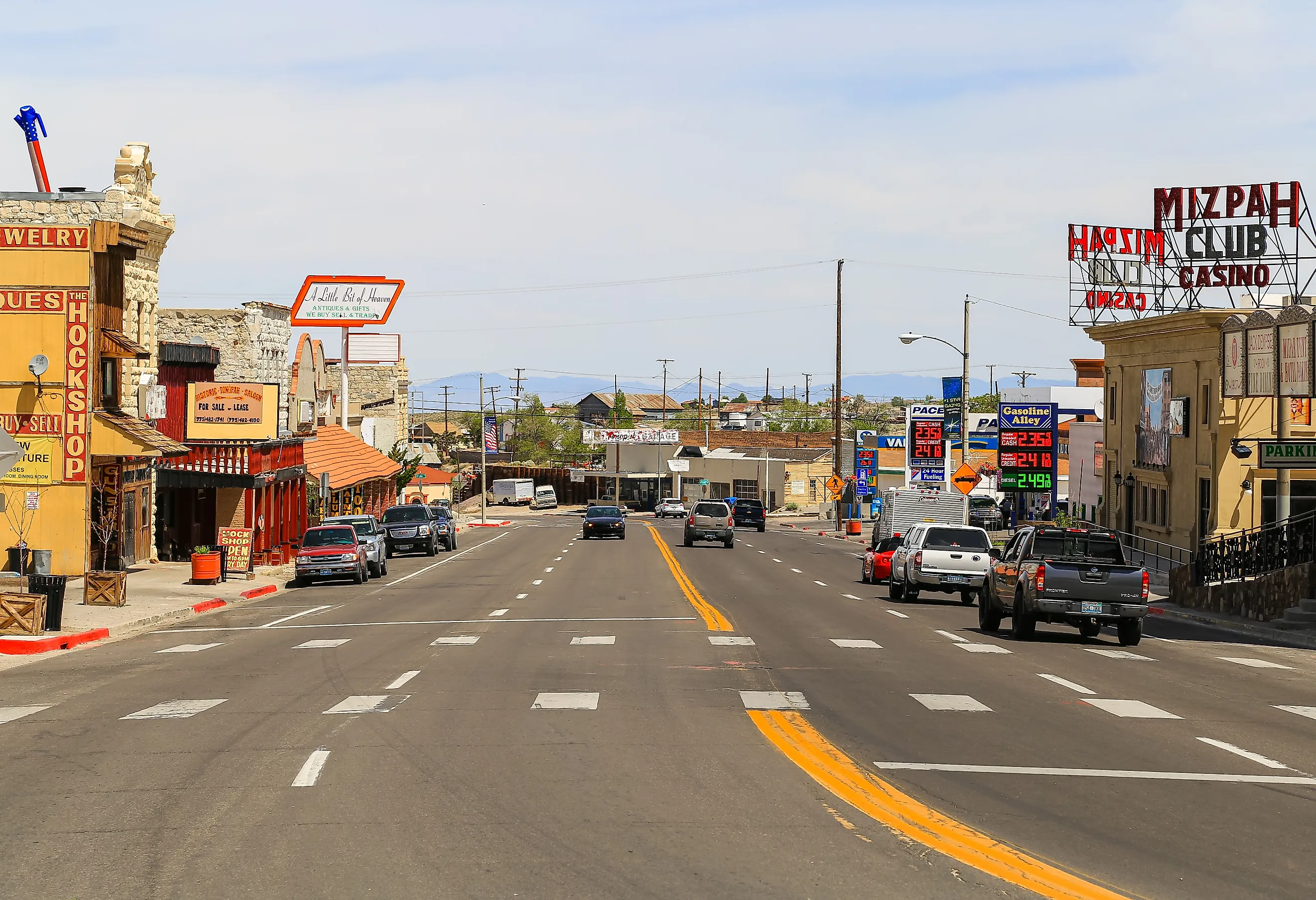 The charming town of Tonopah, Nevada. Editorial credit: Michael Rosebrock / Shutterstock.com.