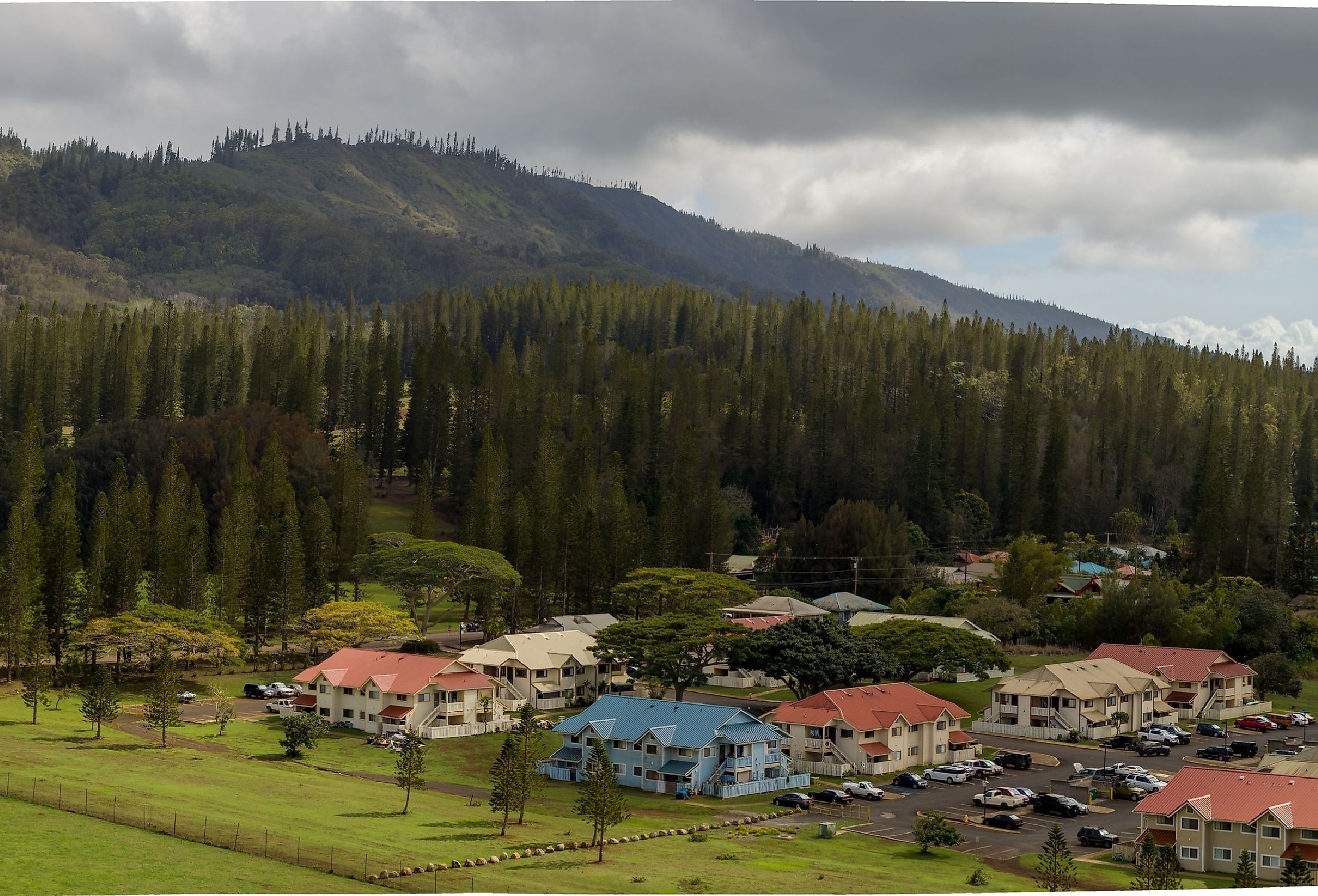 Lanai City on the island of Lanai, Hawaii