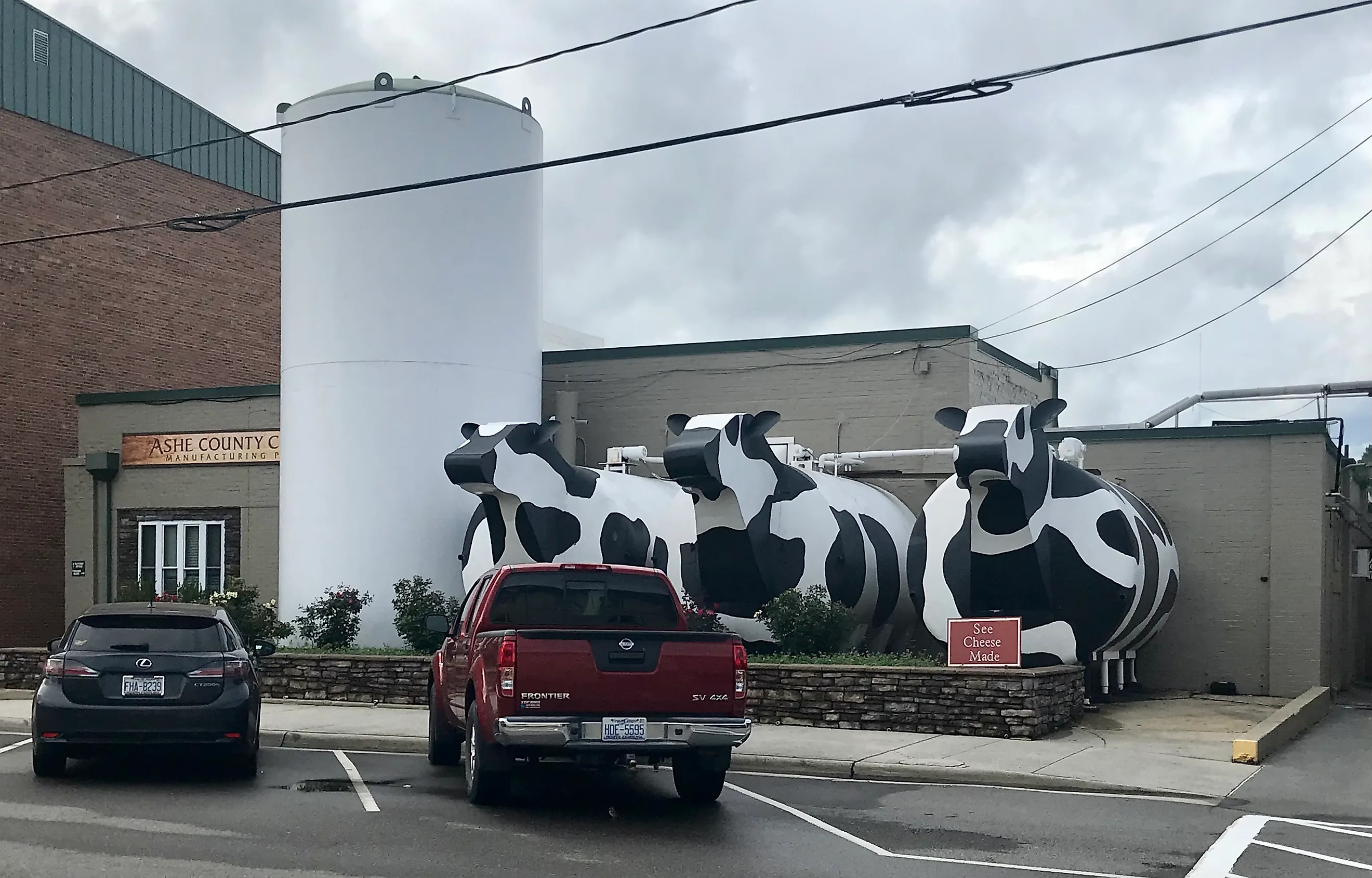 Ashe County Cheese factory in West Jefferson, North Carolina
