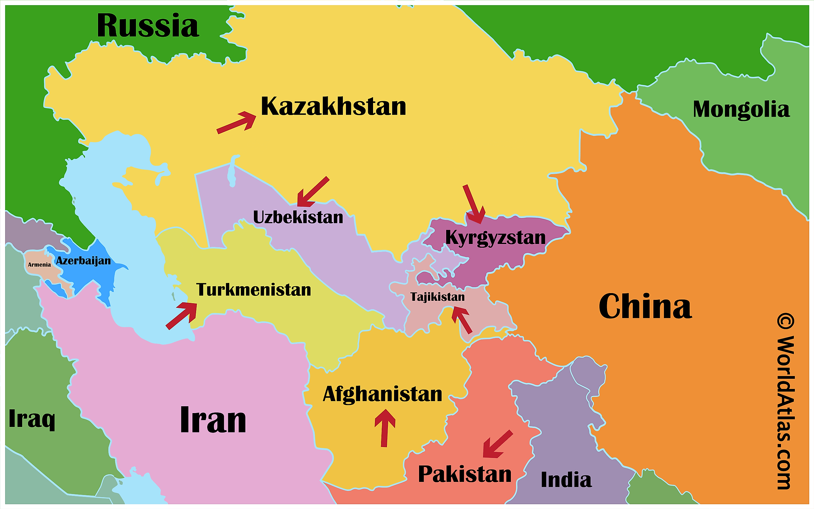 All About The Stan Countries WorldAtlas