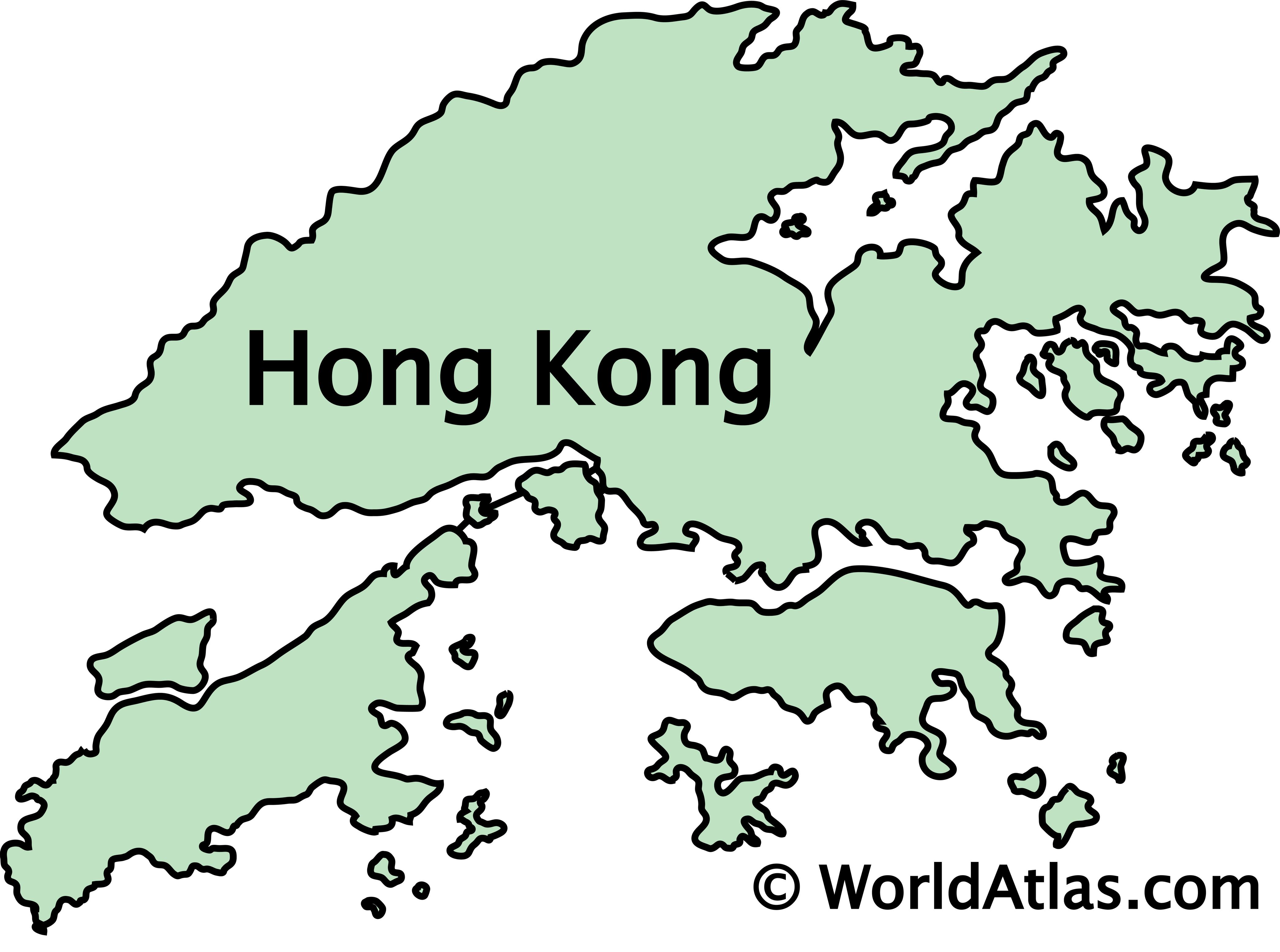 гонконг это какая страна на карте мира