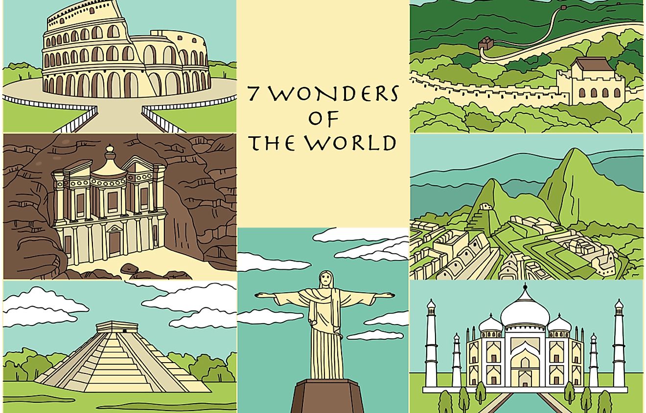 7 wonders of the world 2022 collage