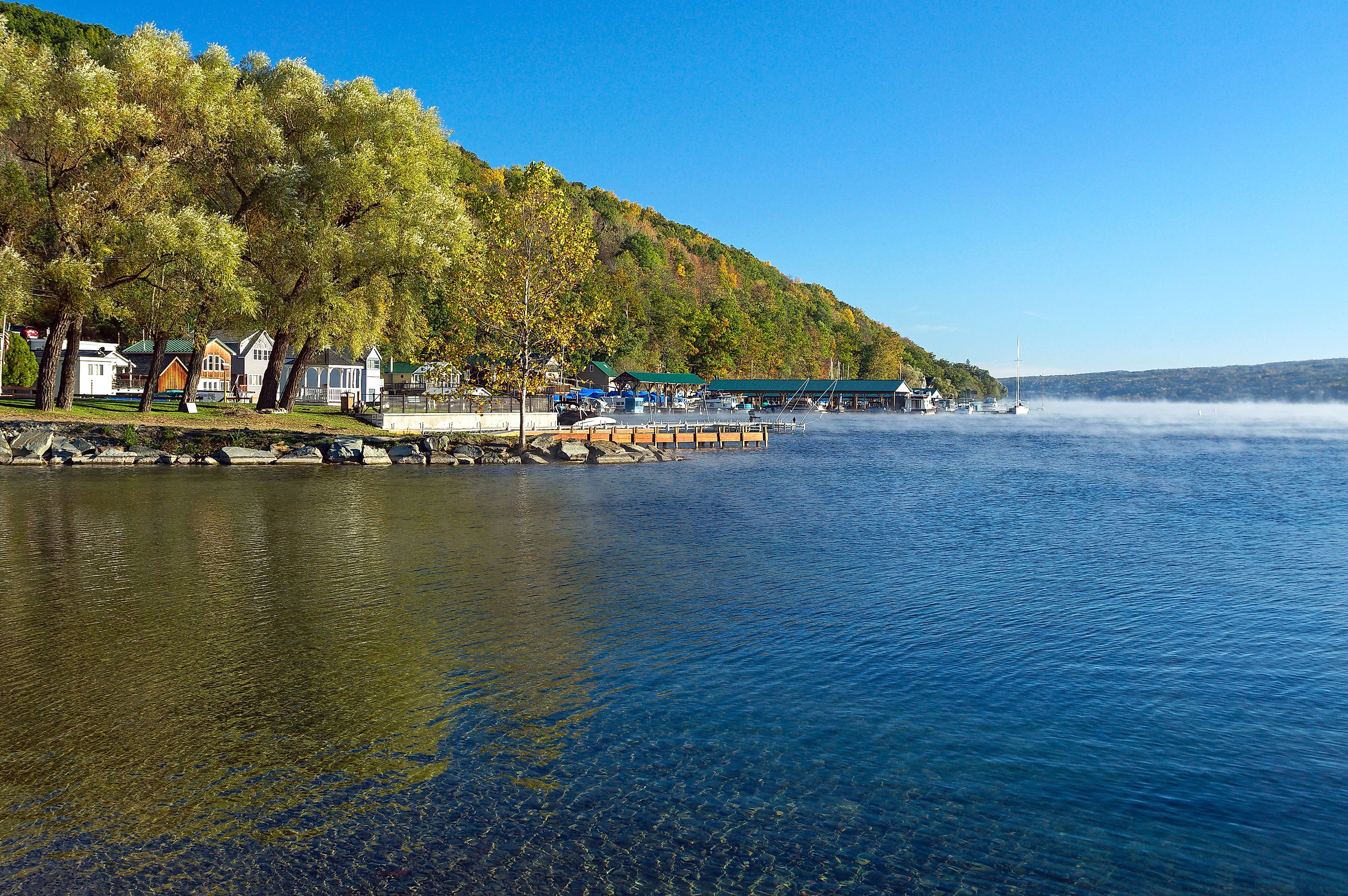 Keuka Lake in Hammondsport, New York