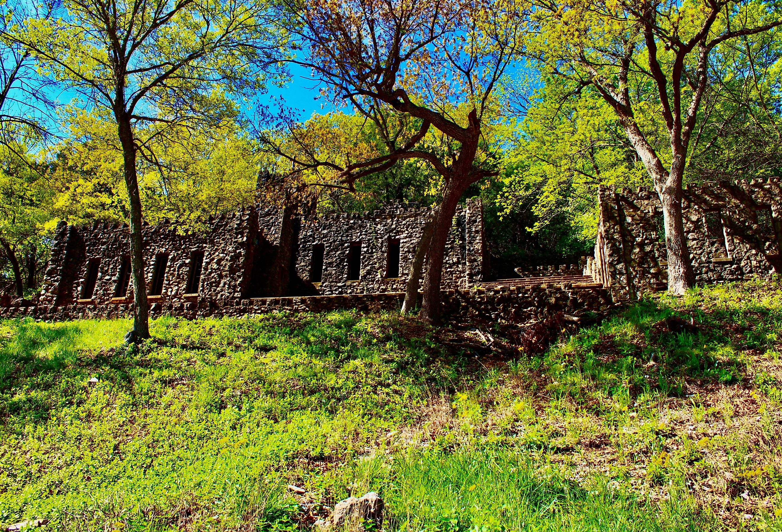 The Castle at Turner Falls in Davis, Oklahoma.