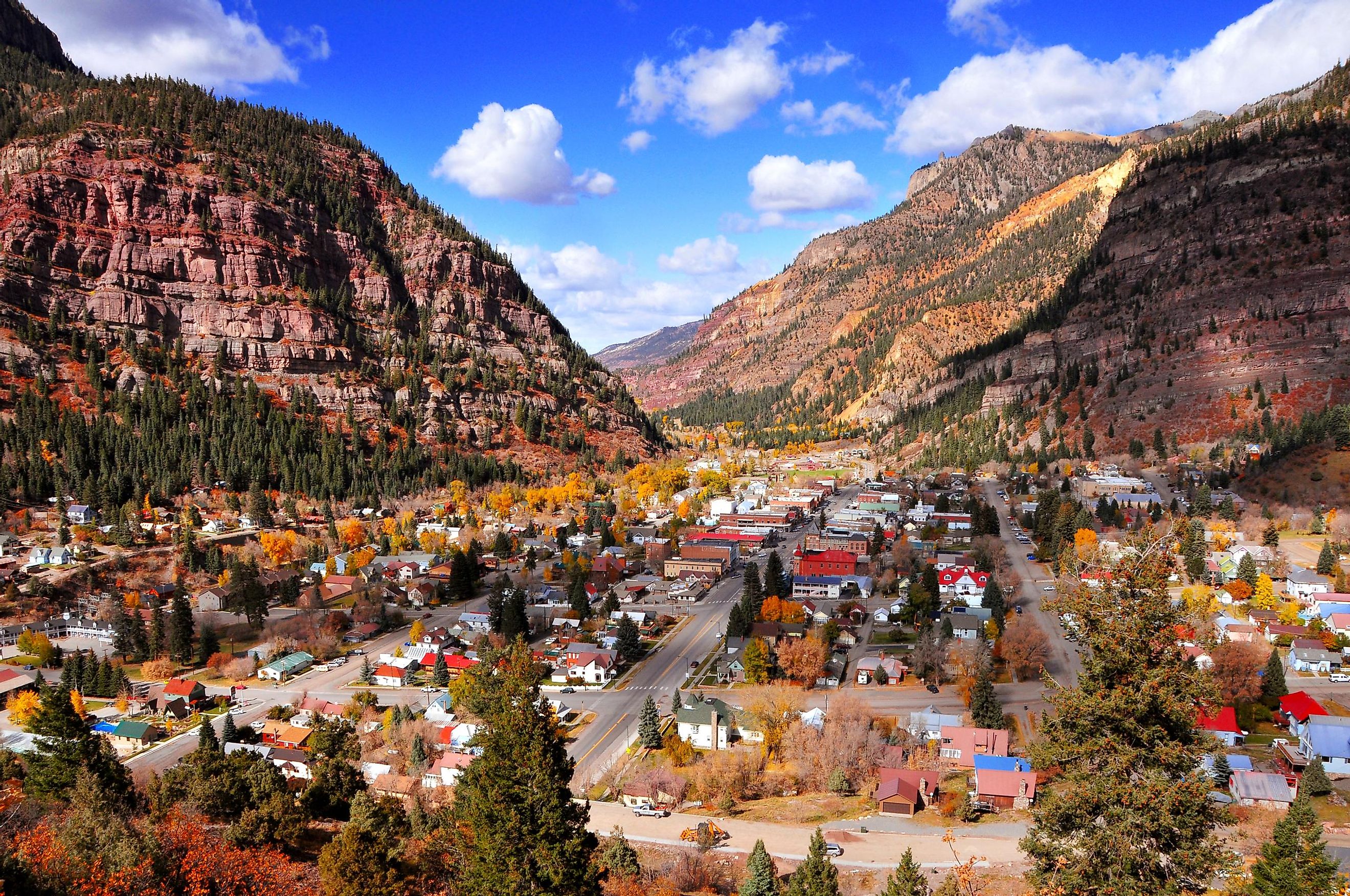 Ouray, Colorado, in fall.