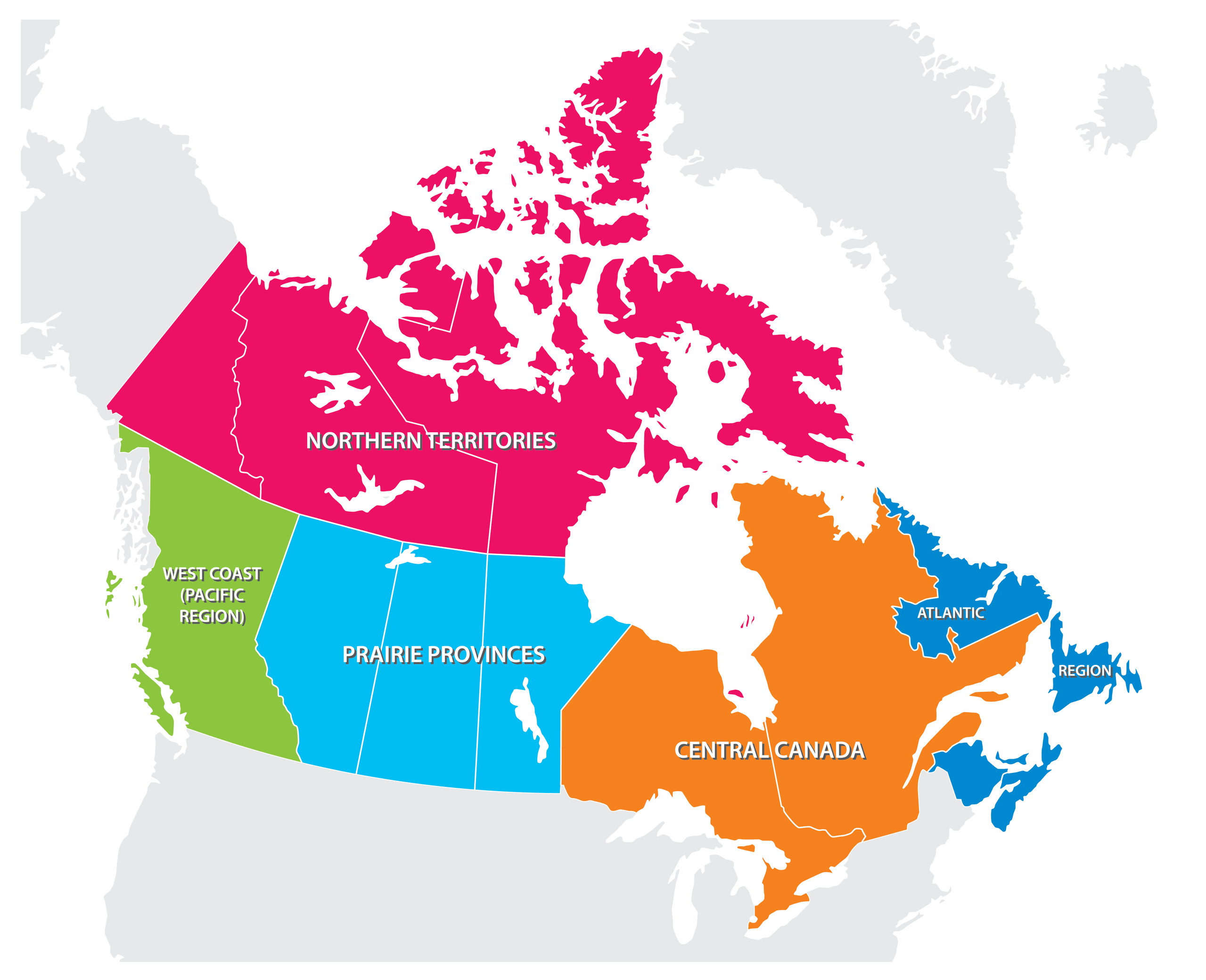 Regions Of Canada 