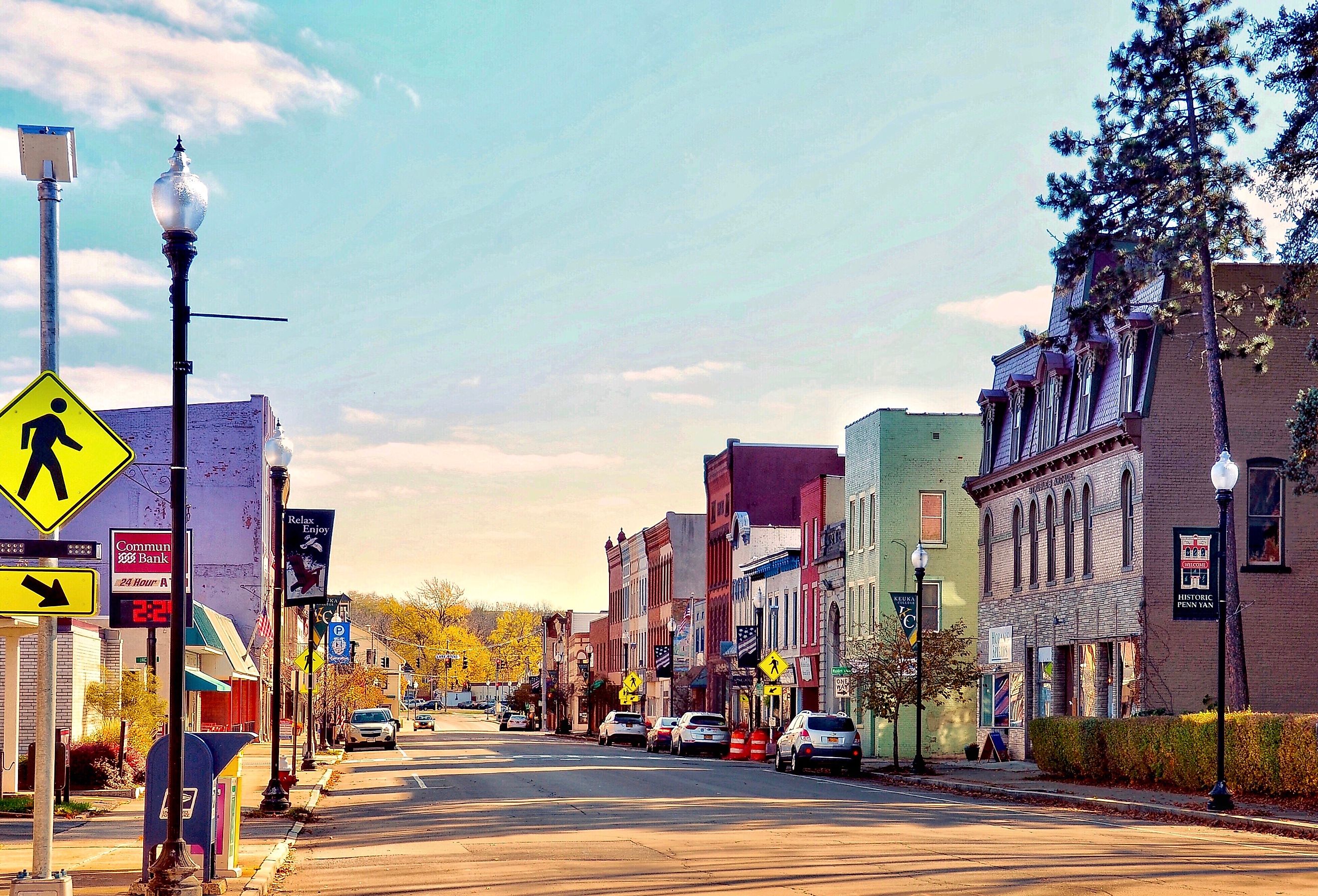 Historic District in Penn Yan, New York. Editorial credit: PQK / Shutterstock.com.