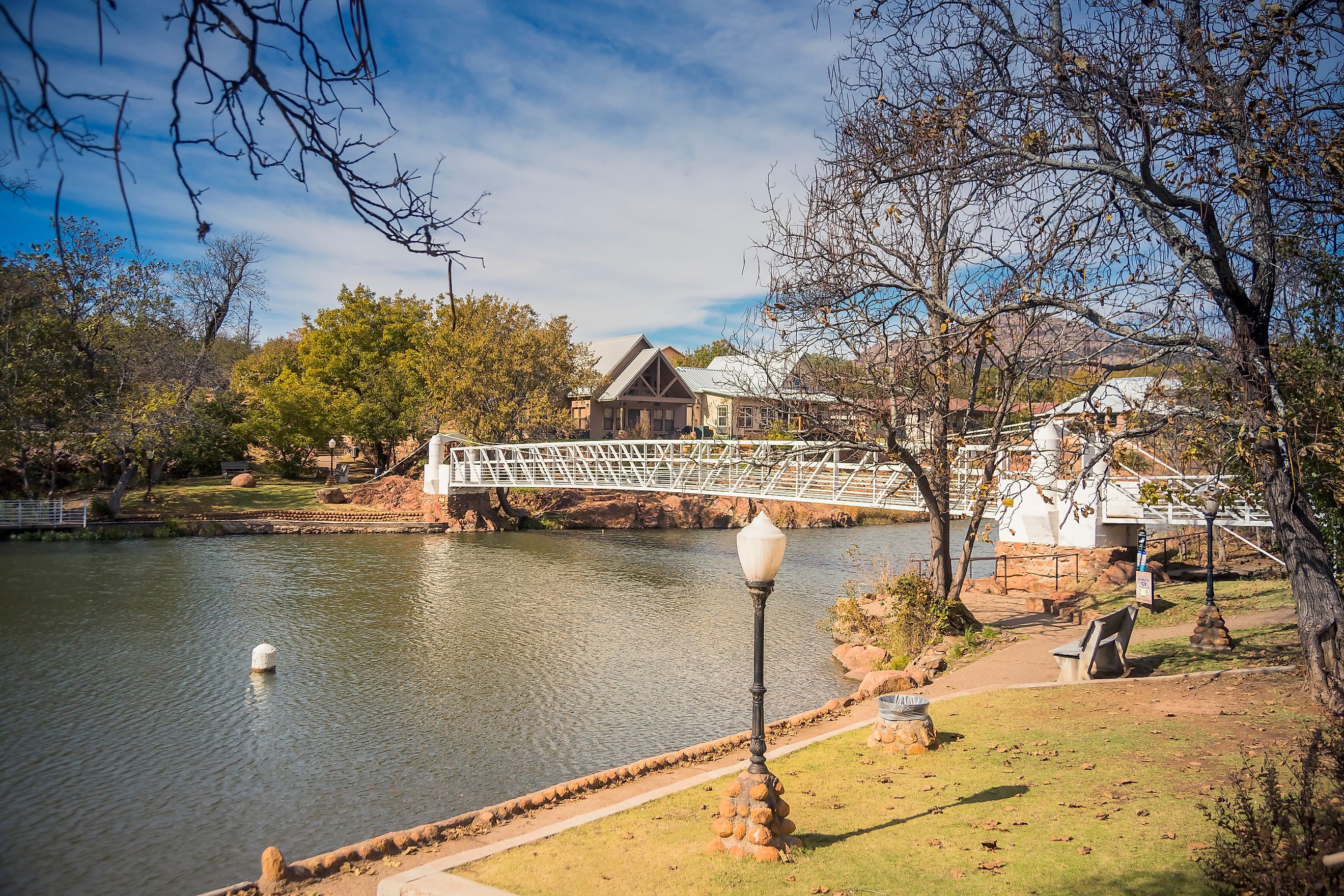 The beautiful town of Medicine Park, Oklahoma