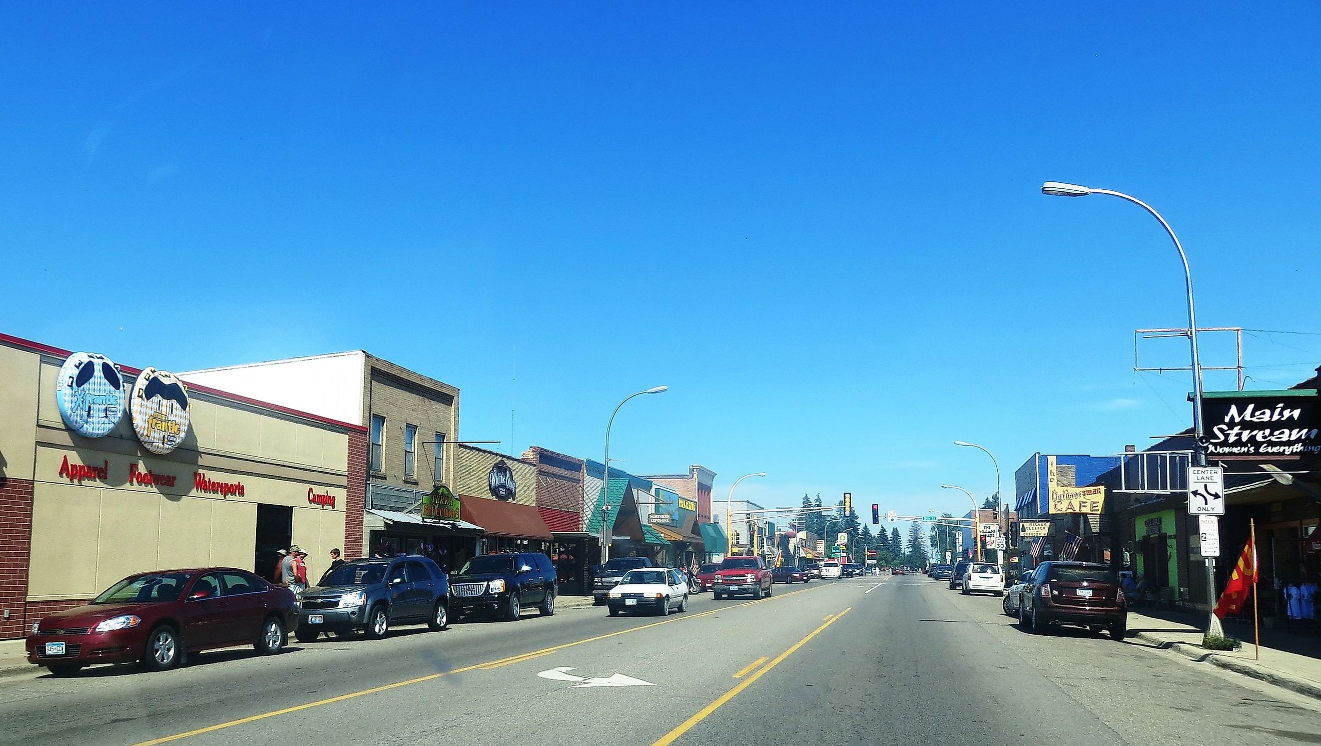 Downtown Walker, Minnesota. Image credit: Bjoertvedt via Wikimedia Commons.