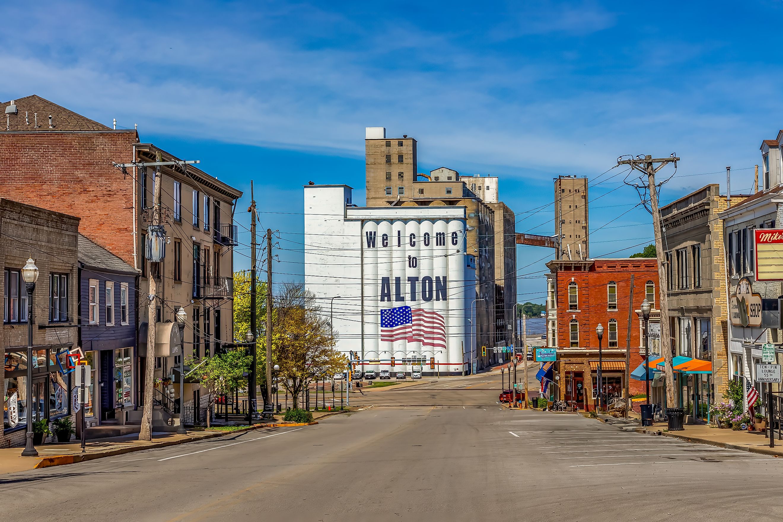 Downtown Alton Illinois is a historic community located along the Mississippi River, Rob Schultz - stock.adobe.com