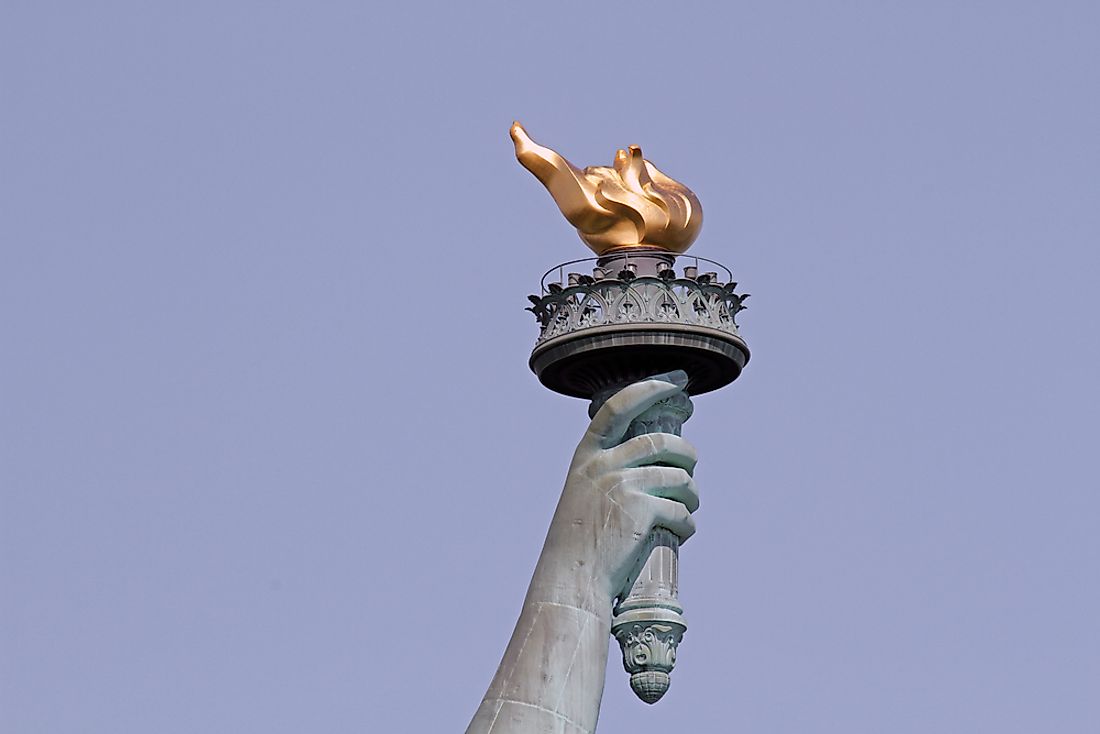 why-did-the-statue-of-liberty-get-a-new-torch-worldatlas