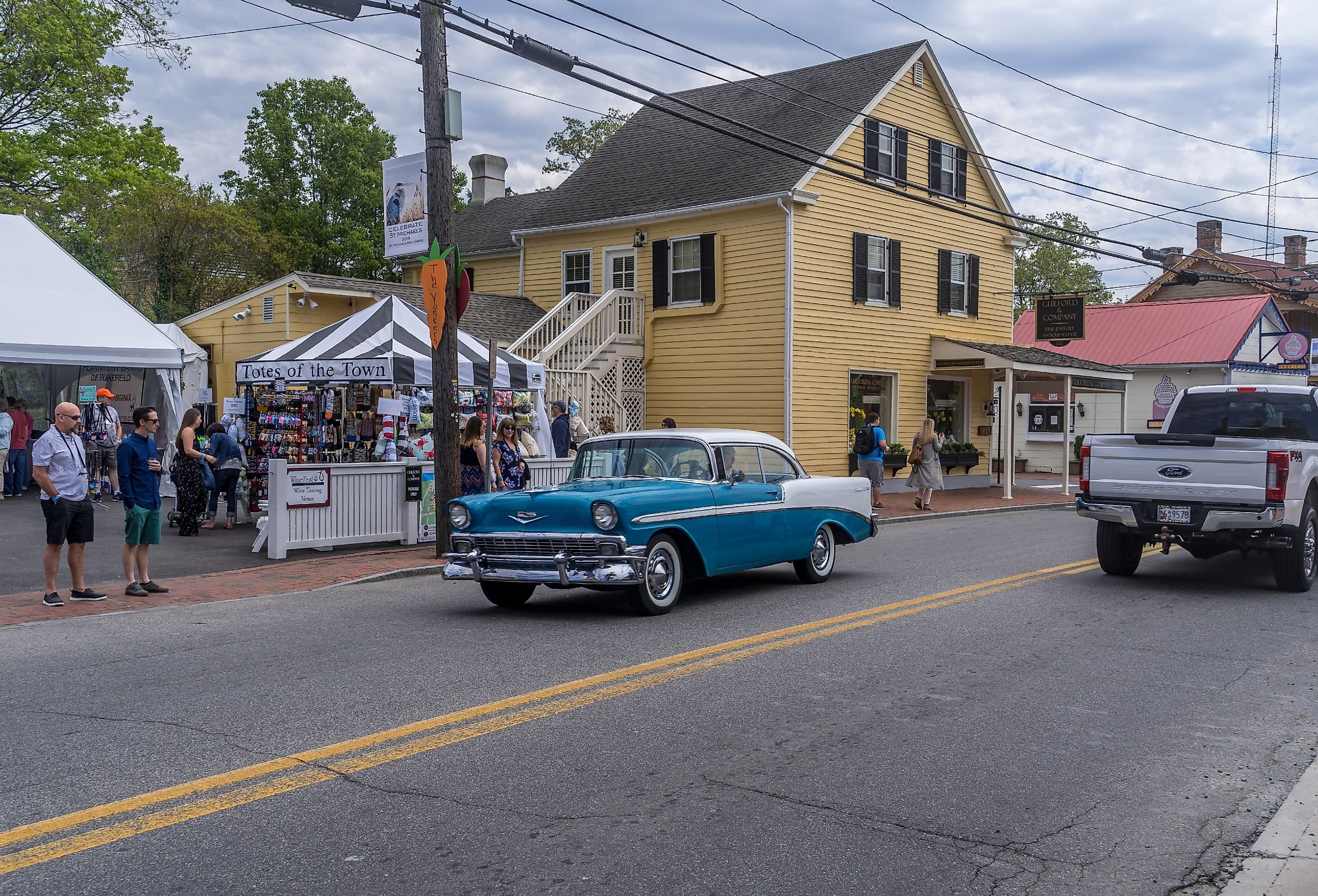 WineFest in St. Michaels, Maryland. Image credit tokar via Shutterstock