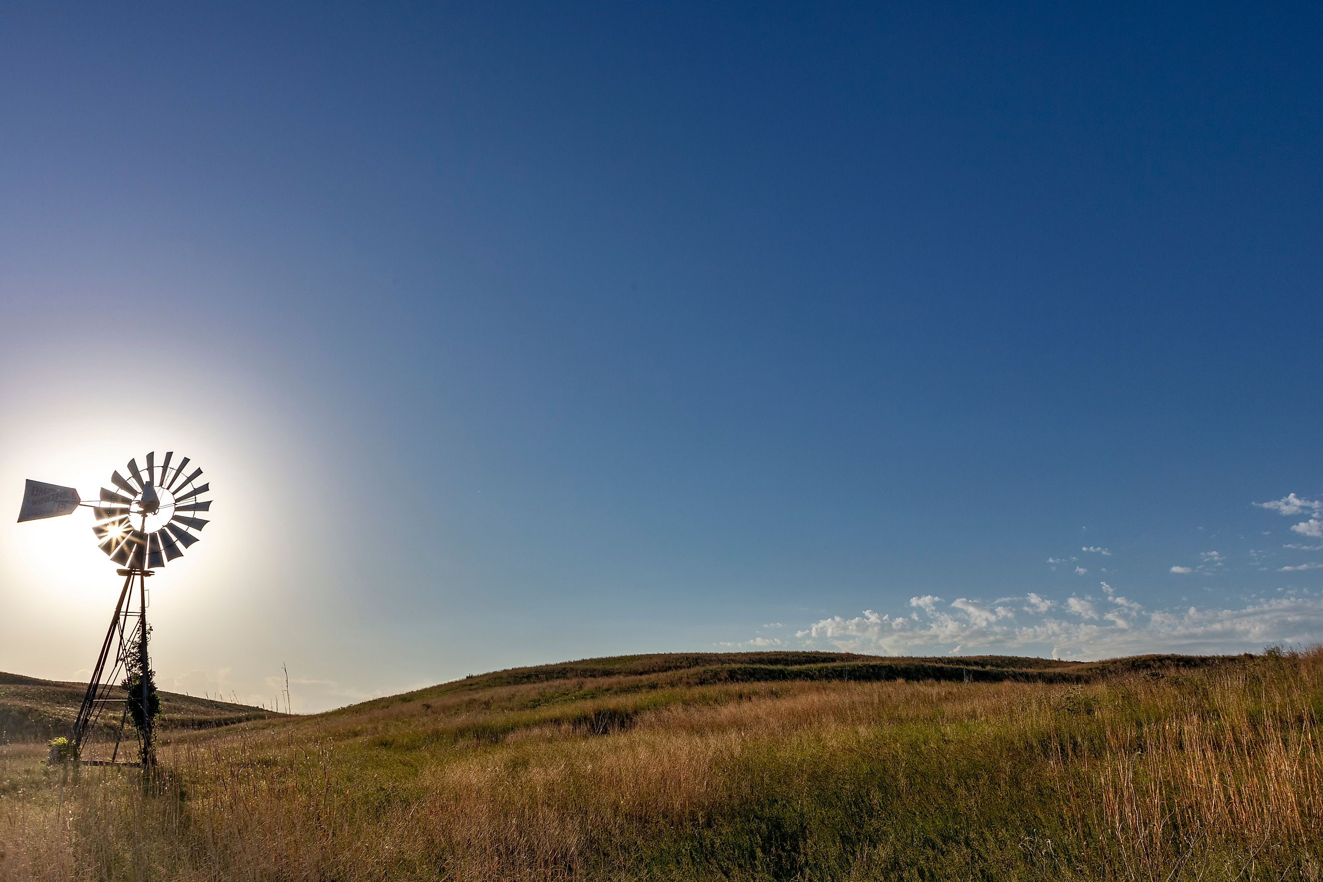 A windmill at Valentine National Wildlife Refuge near Valentine, Nebraska.