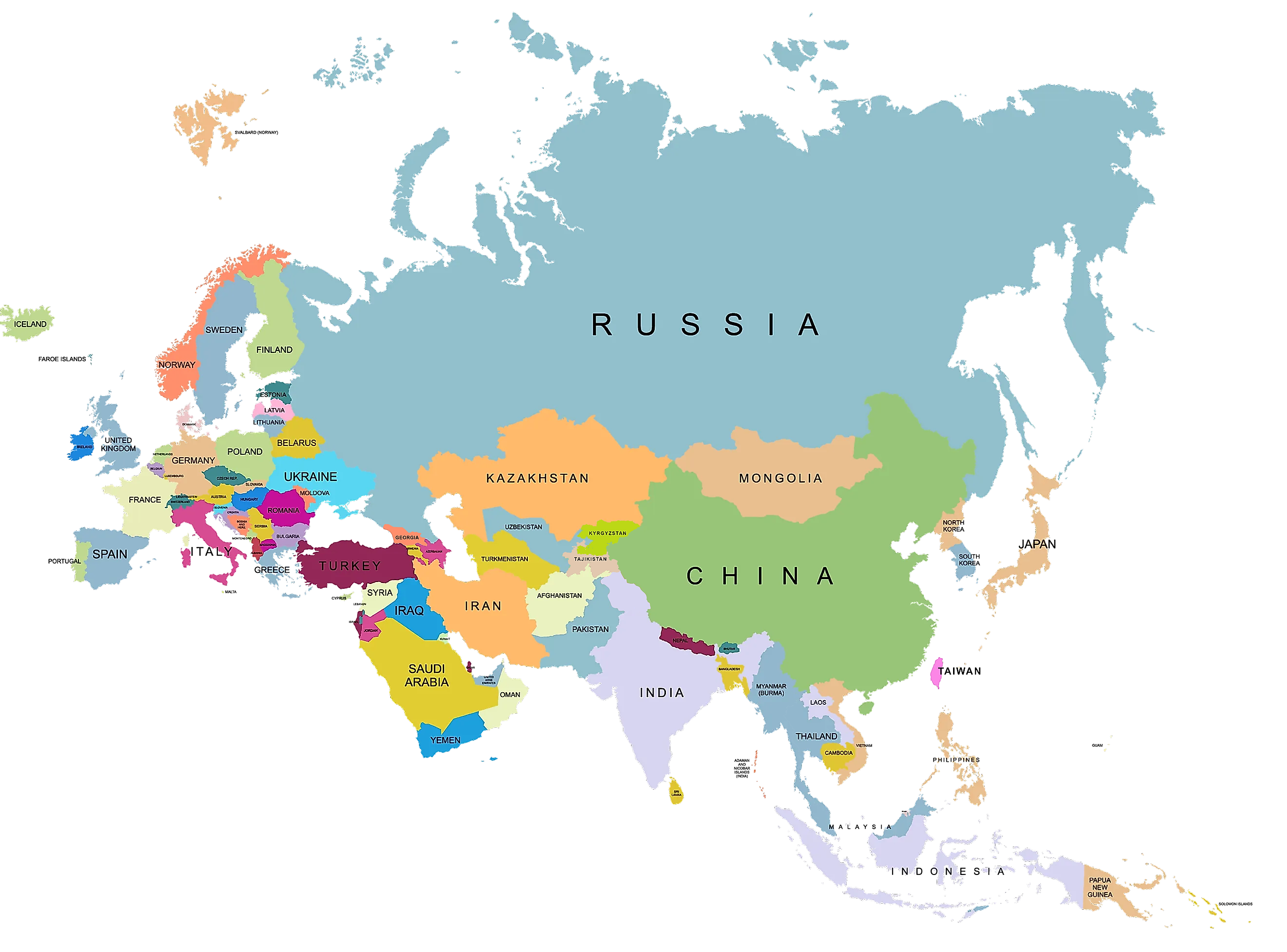map of eurasia