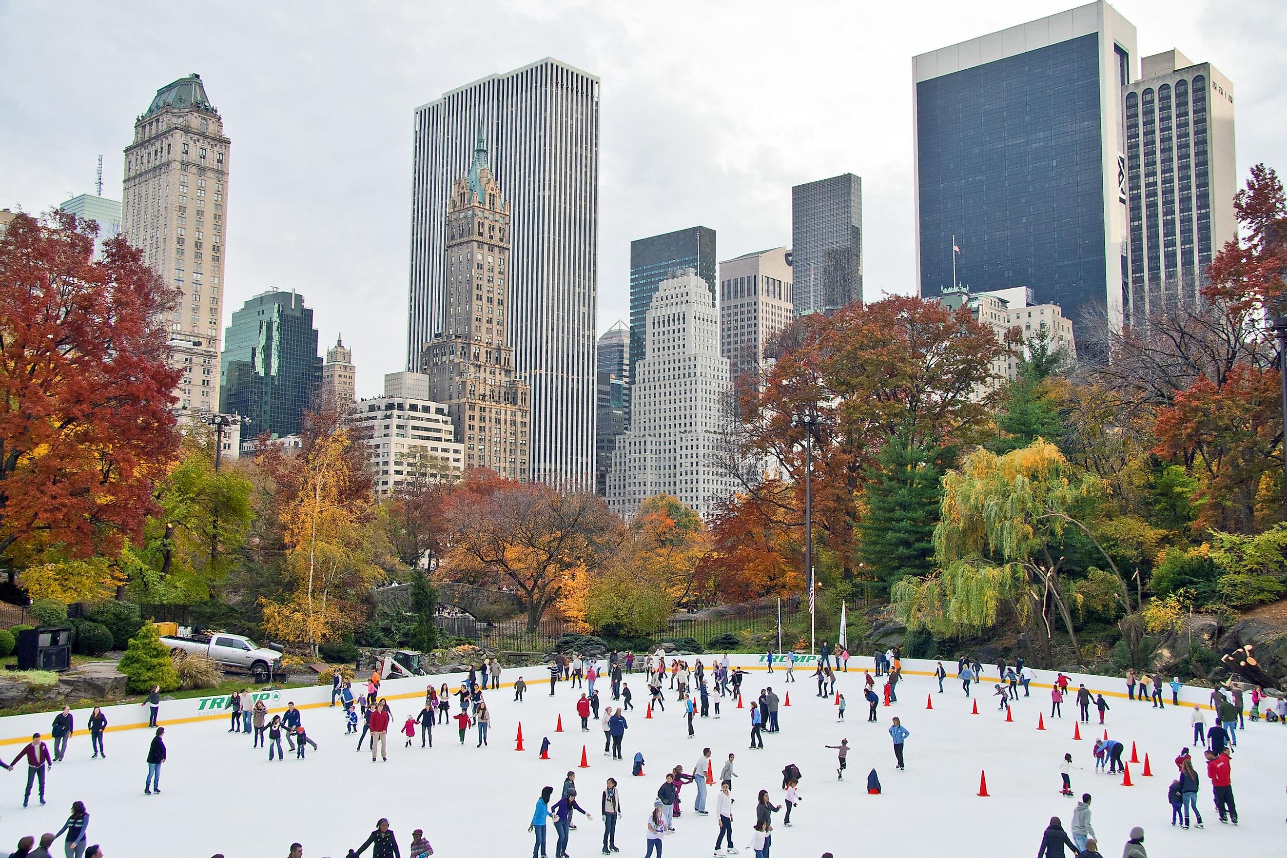 New York City ice rink. Editorial credit: Kris Yeager / Shutterstock.com