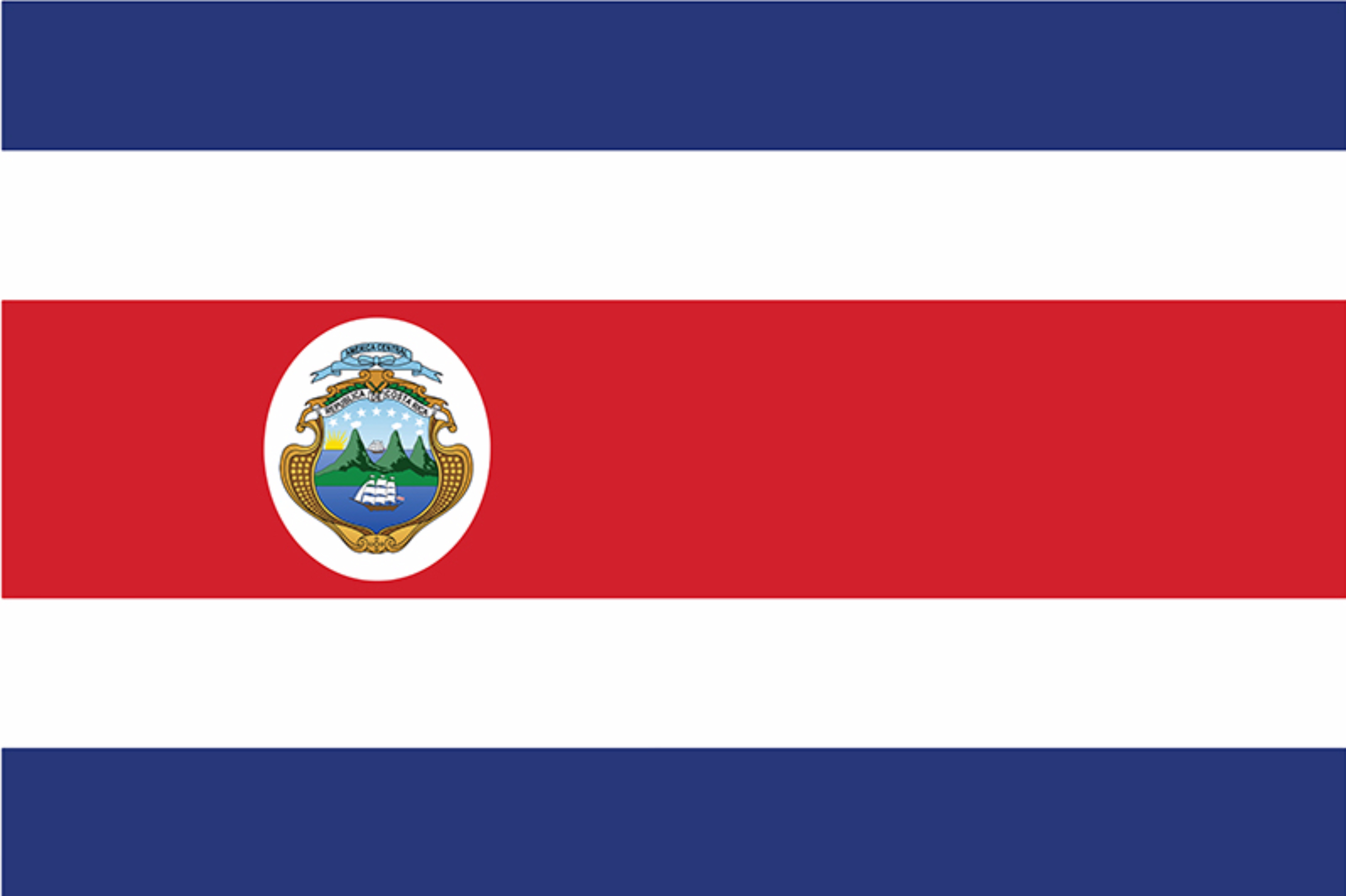 The Flag of Costa Rica WorldAtlas