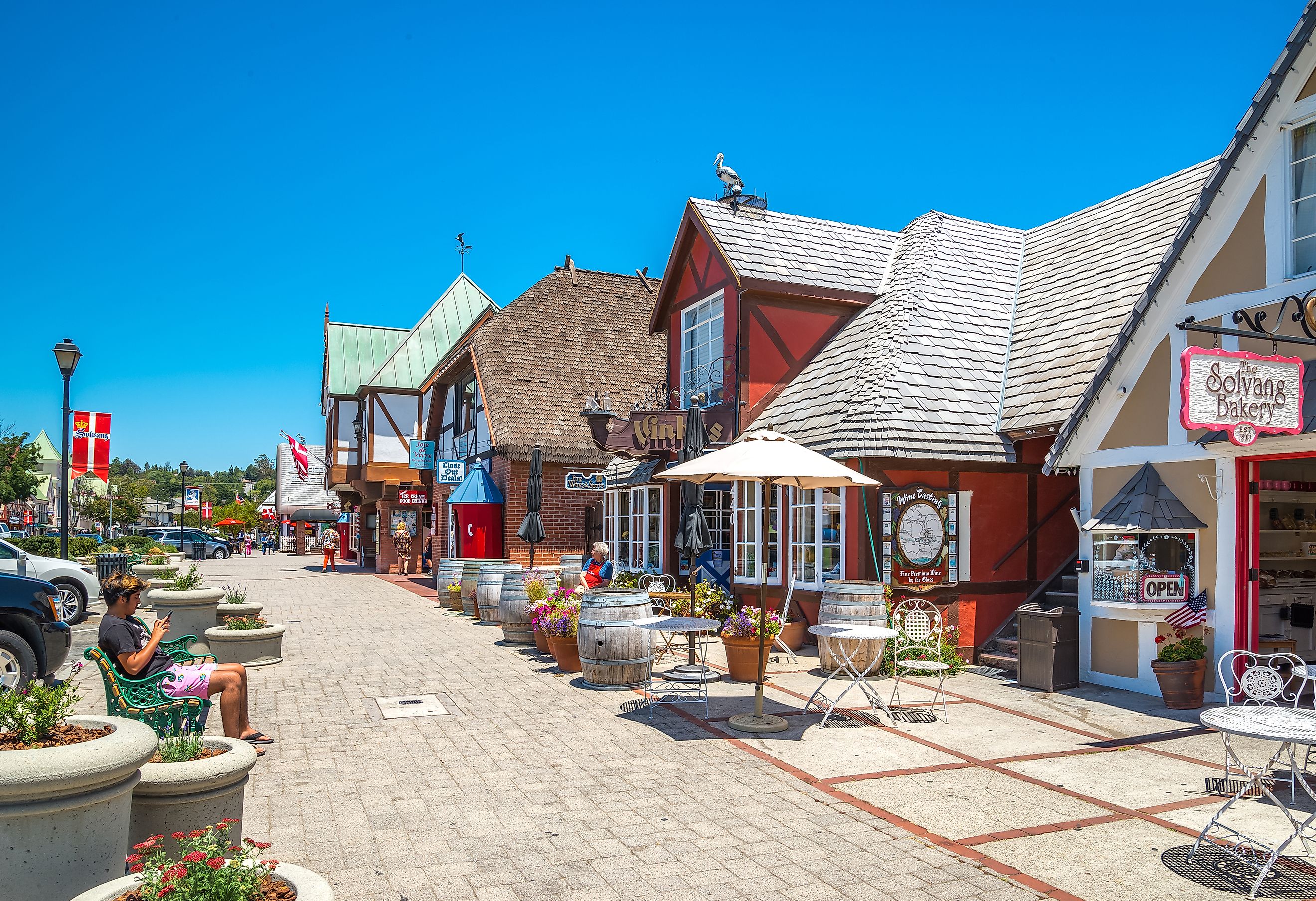 Danish-style building in Solvang, California, via NaughtyNut / Shutterstock.com