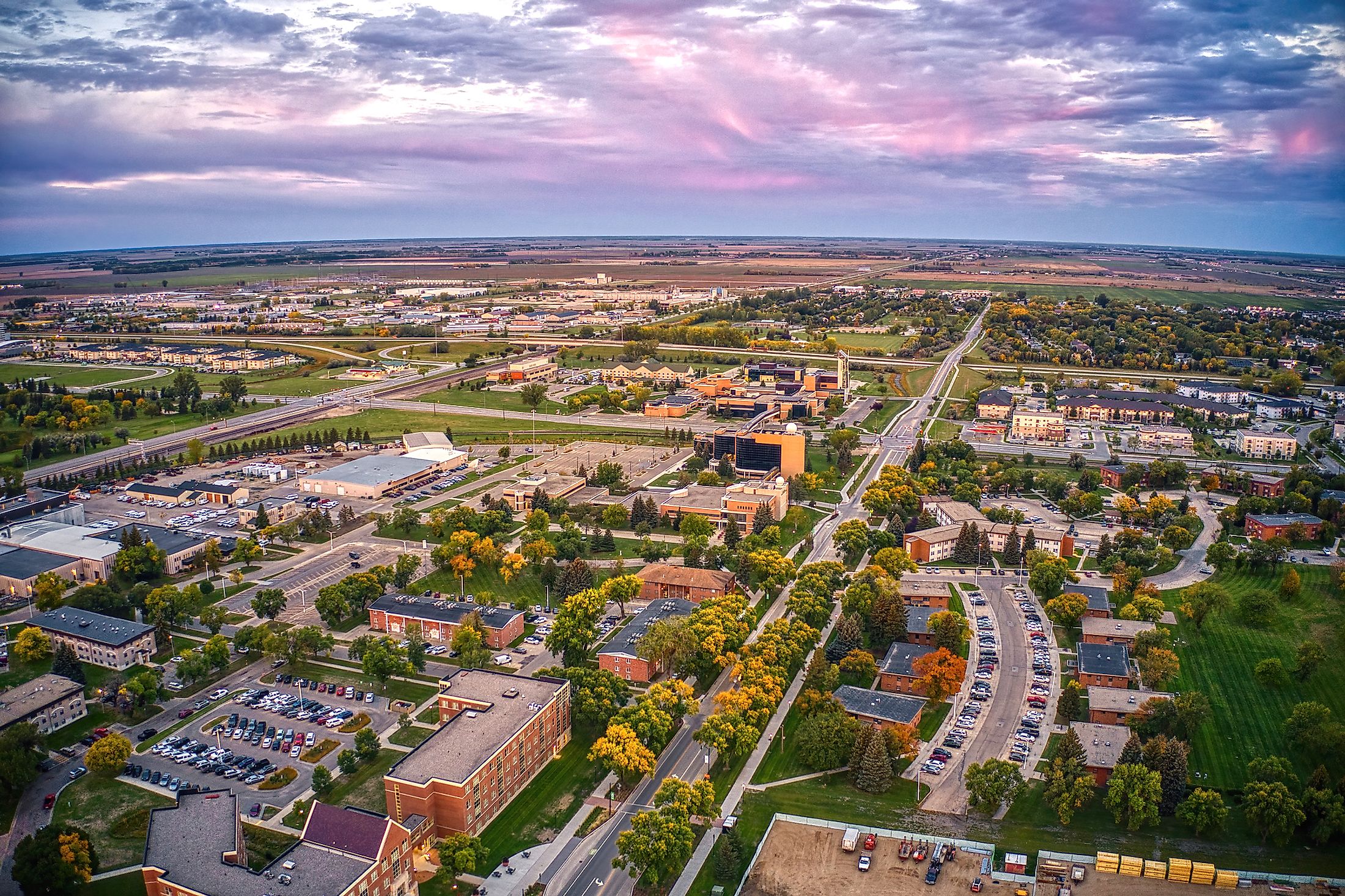 Best College Towns In North Dakota WorldAtlas