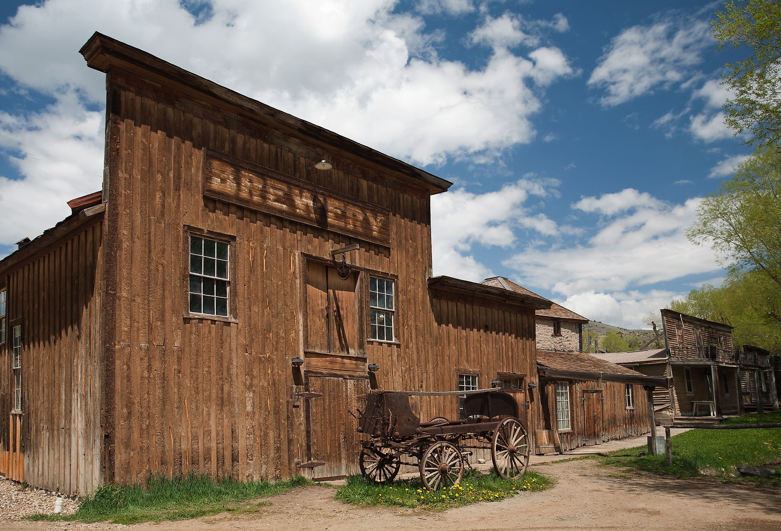 Old brewery in the historic town of Virginia City, Montana.