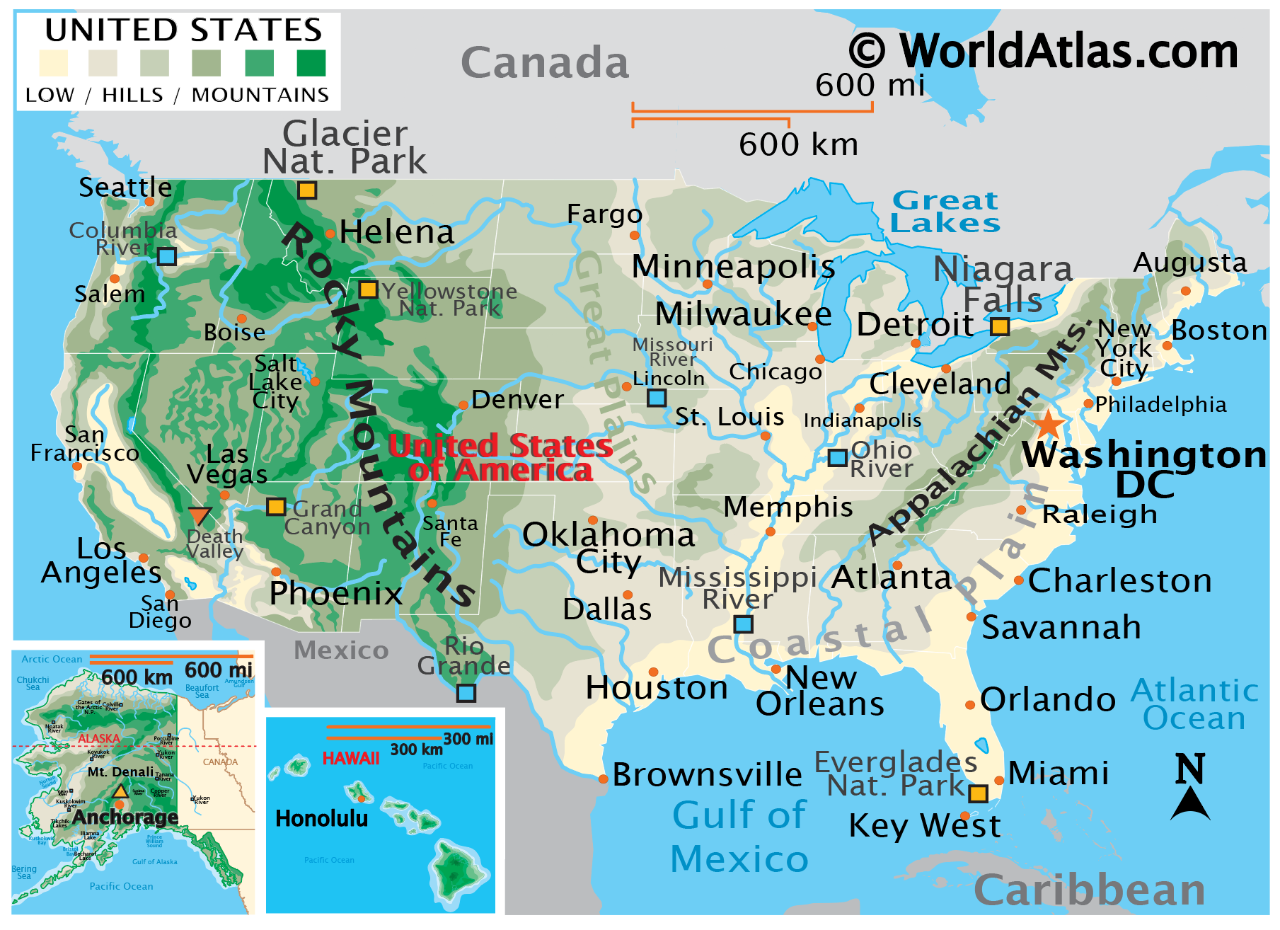United States Map With Pictures