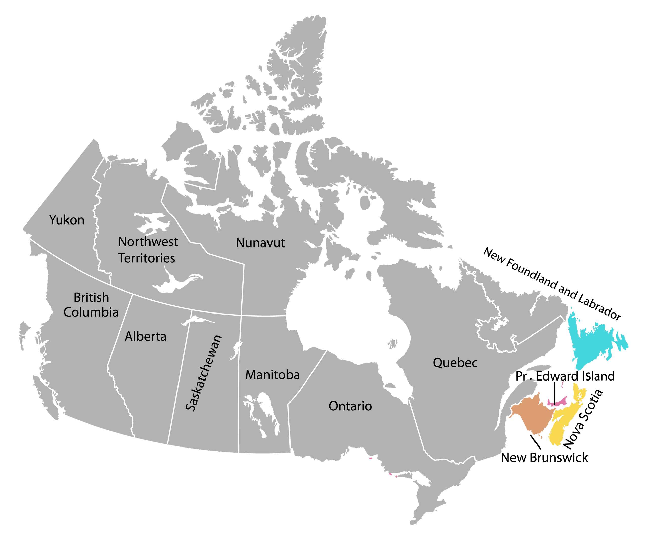 The 5 Regions Of Canada - WorldAtlas