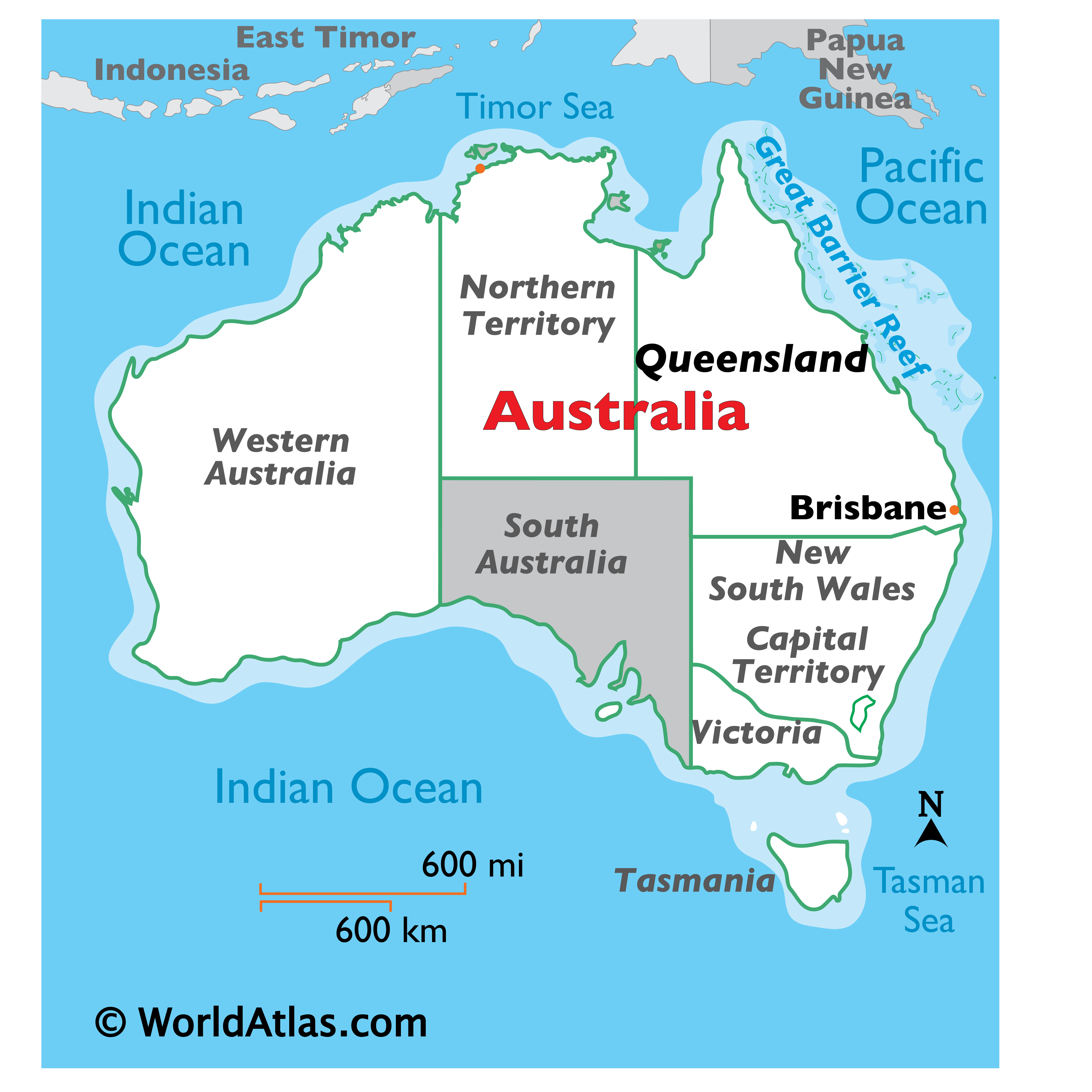 South Australia Maps & Facts - World Atlas