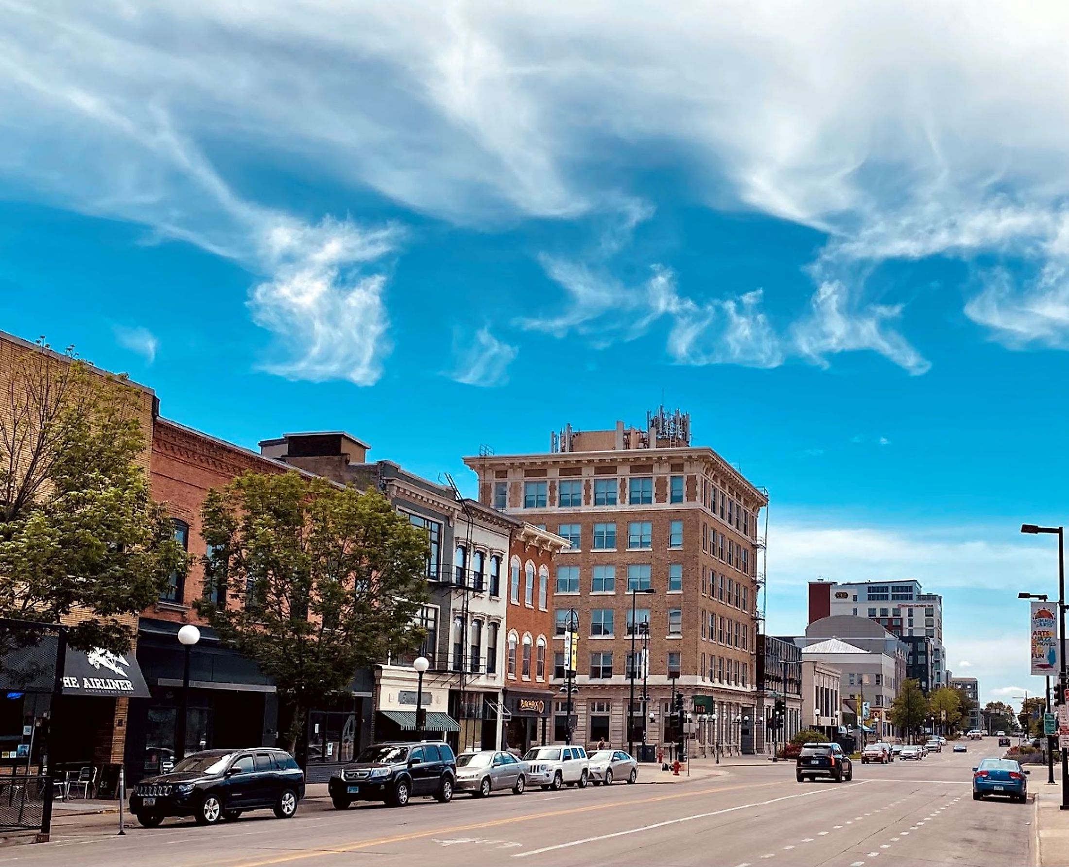 Downtown Iowa City, Iowa. Image Credit: Stevat20 via Wikimedia Commons