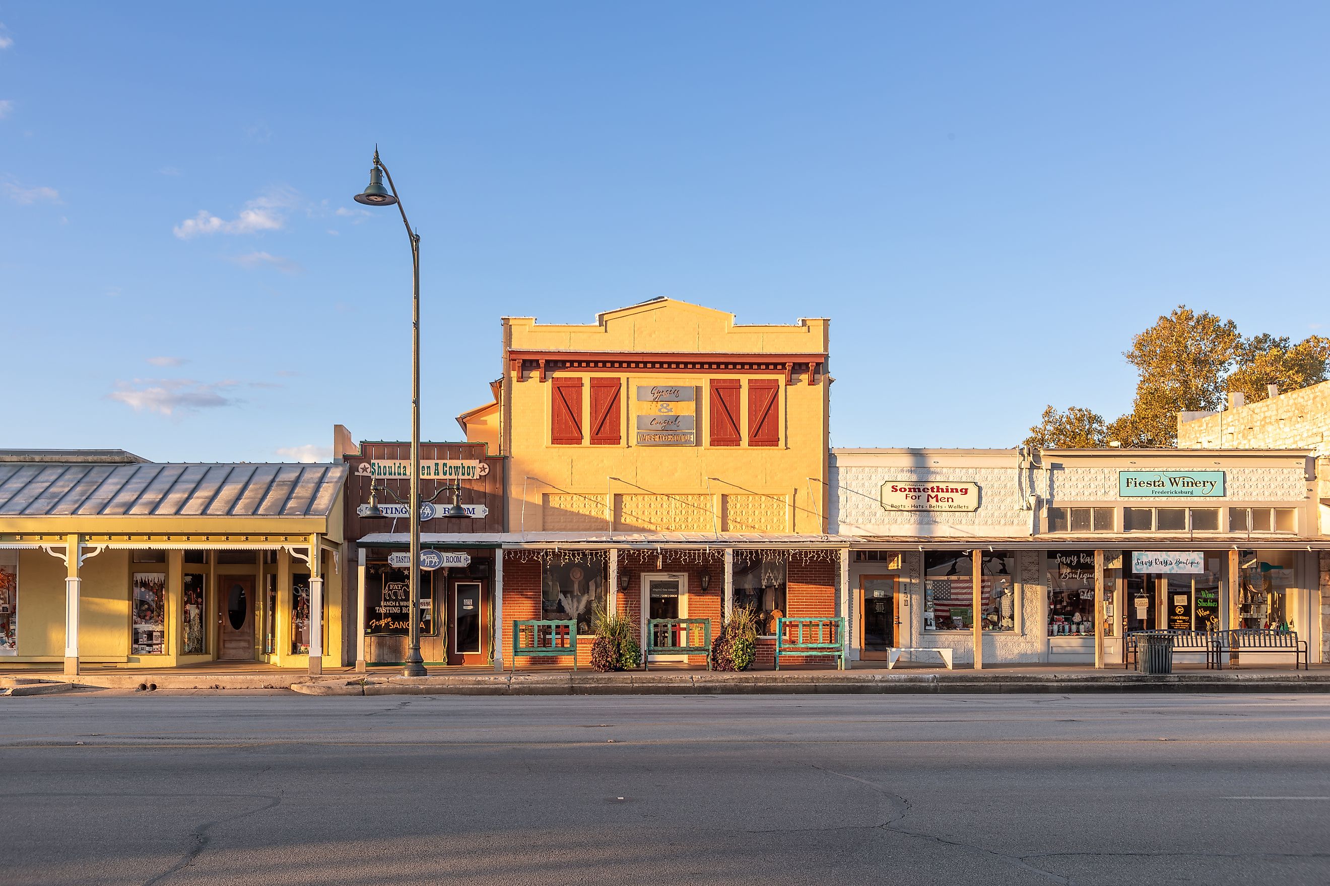 The Main Street in Fredericksburg, Texas. Image credit: Travelview - stock.adobe.com.