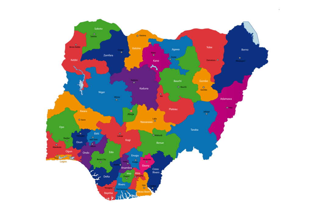 Nigeria 36 States