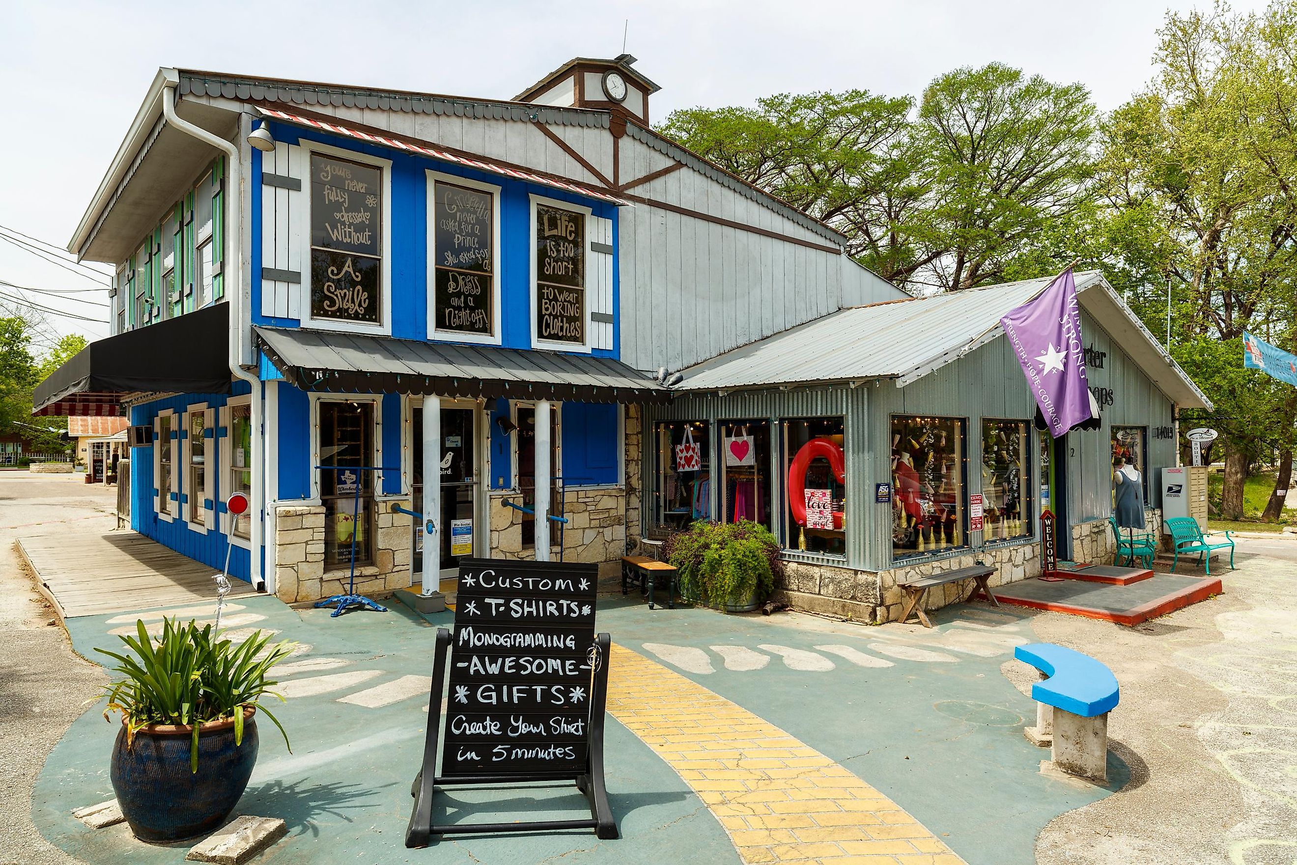 colorful shop in wimberley texas