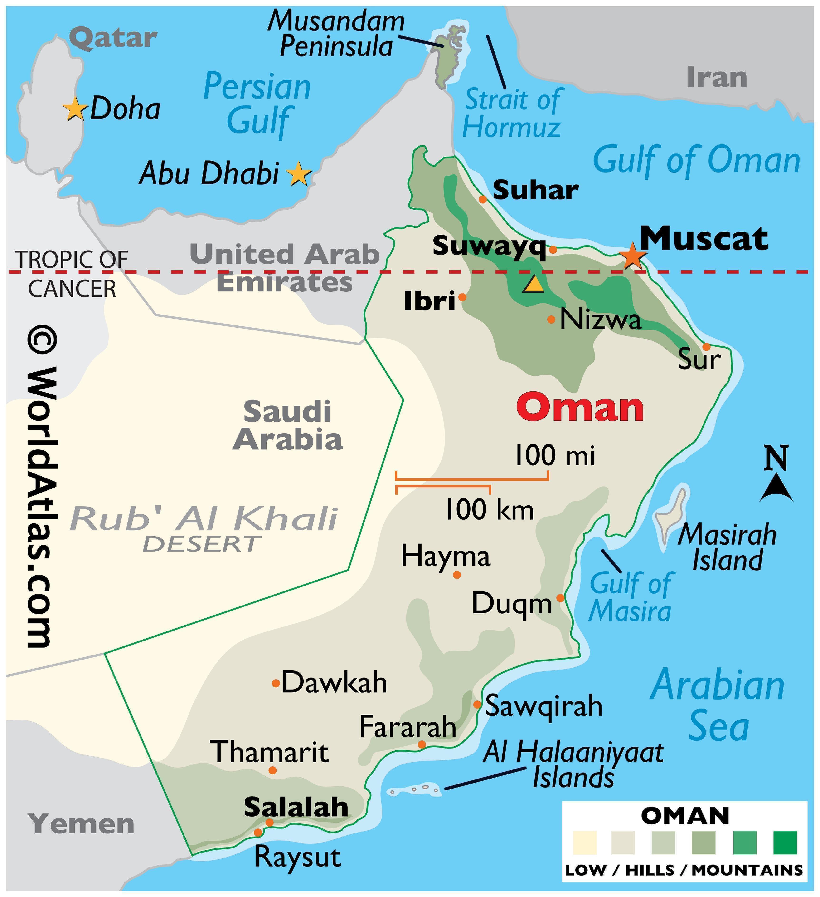 Oman Maps & Facts - World Atlas