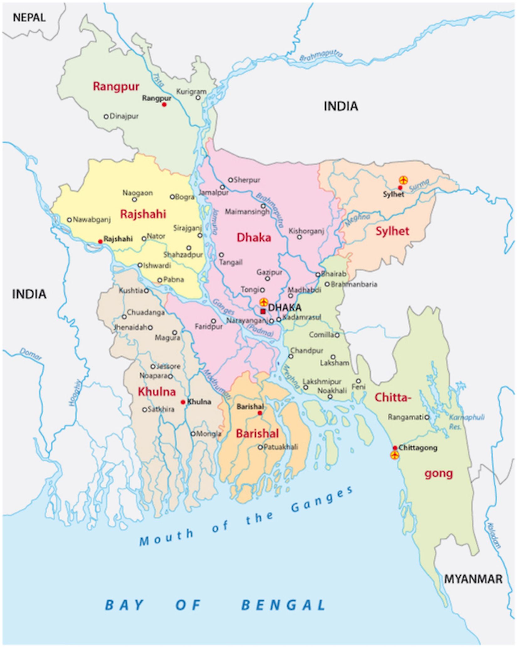 Bangladesh Maps & Facts - World Atlas