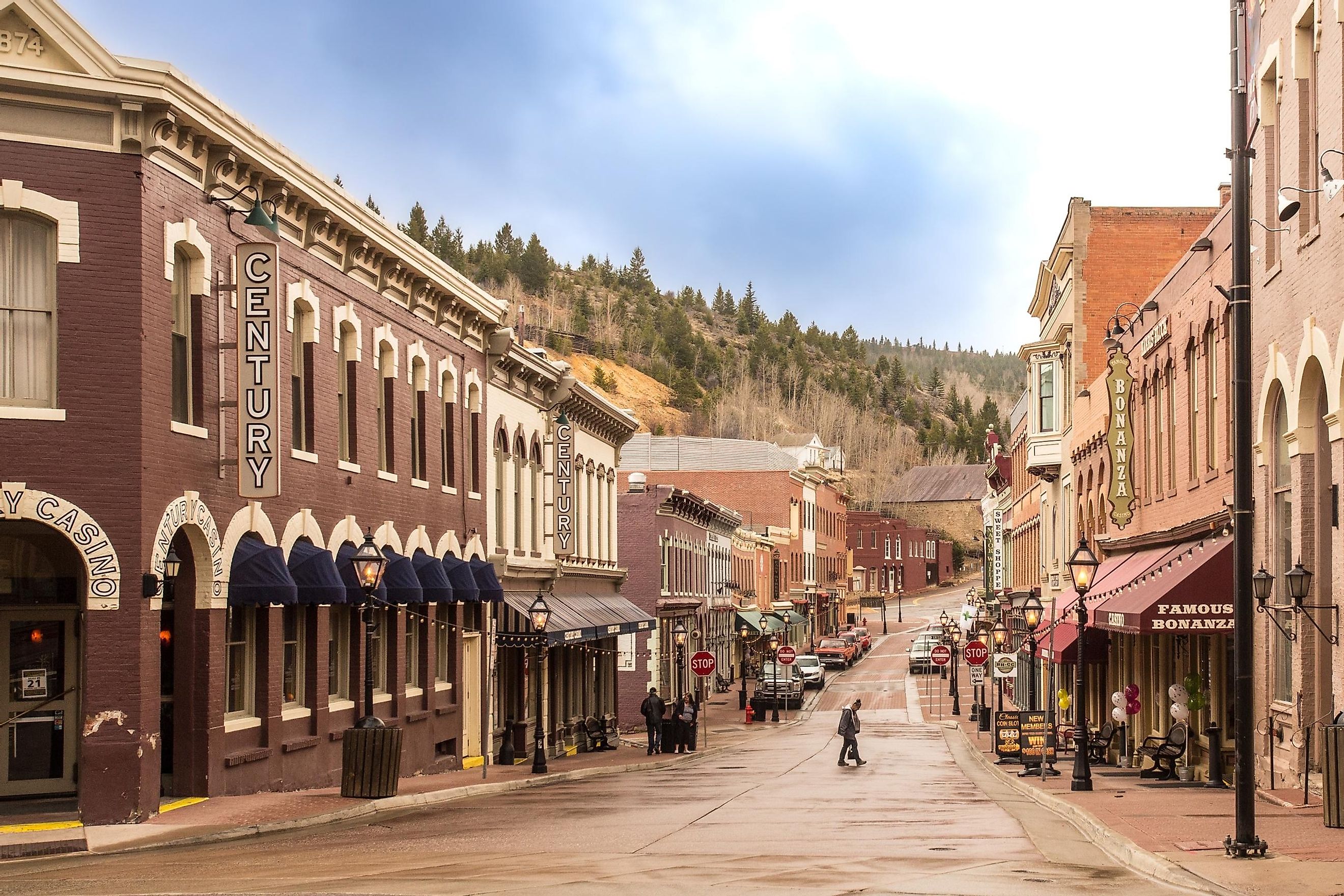 Central City, Colorado: A view of the historic western city in downtown Central City, Colorado. Editorial credit: littlenySTOCK / Shutterstock.com