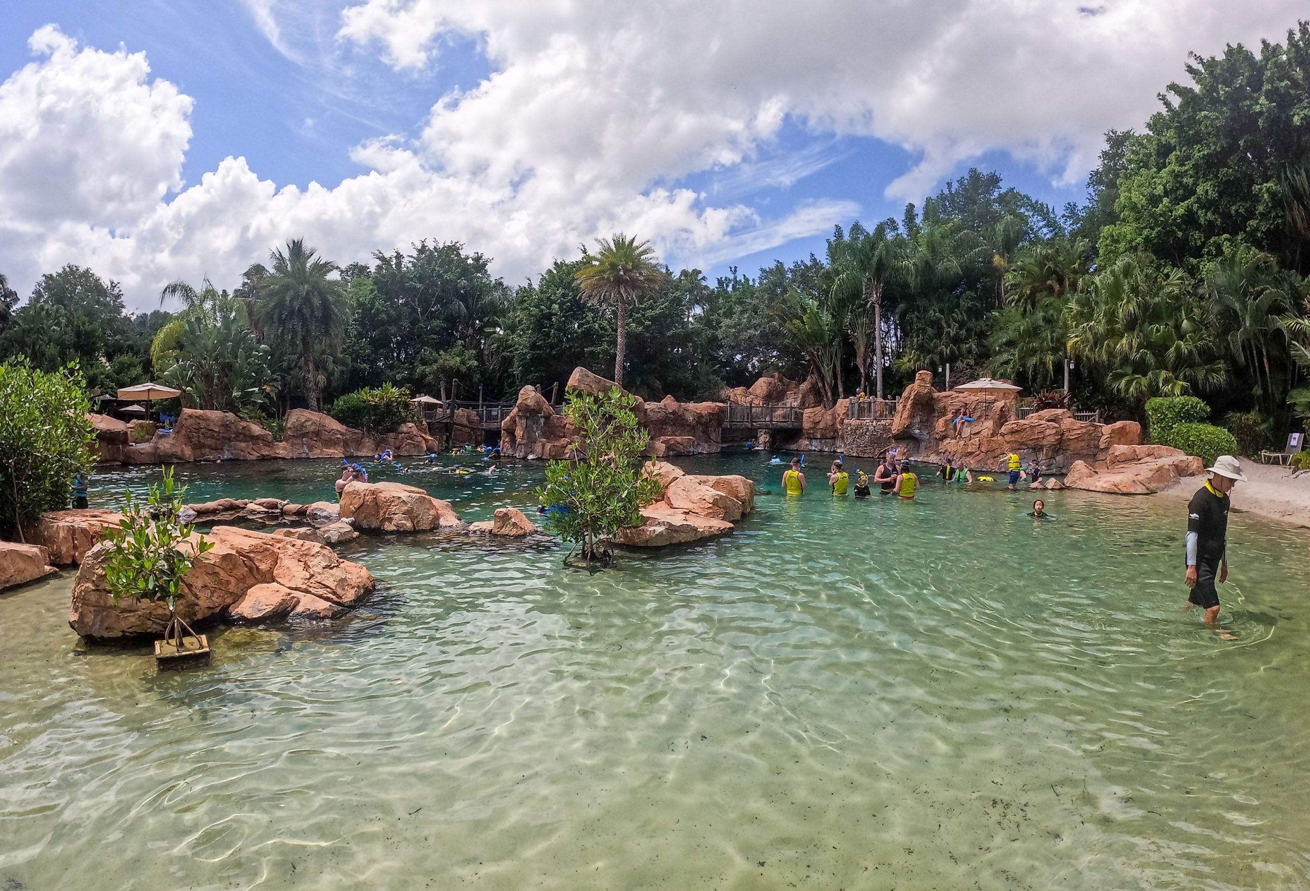 The Grand Reef snorkeling area at Discovery Cove in Orlando, Florida. Image credit Joni Hanebutt via Shutterstock.