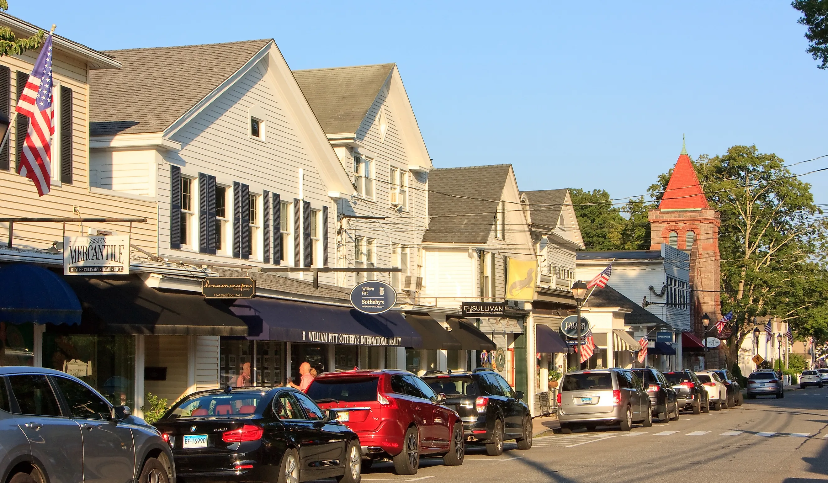 Main Street in Essex, Connecticut. Image credit: danf0505 / Shutterstock.com.