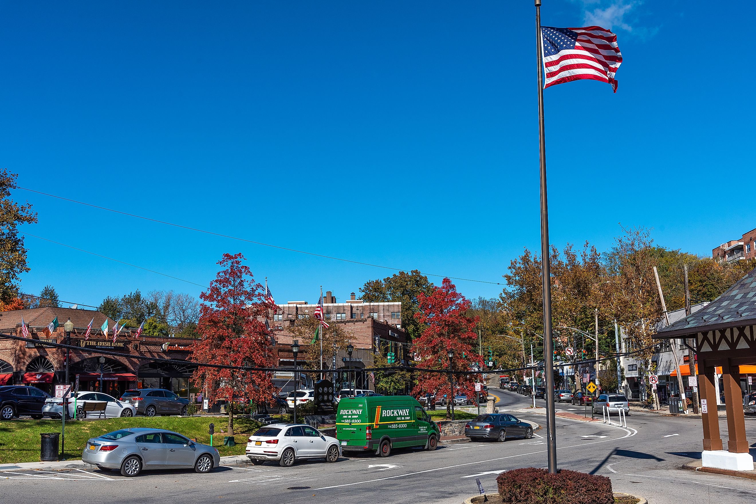 View of the main street of Hartsdale, New York, via E Pasqualli / Shutterstock.com